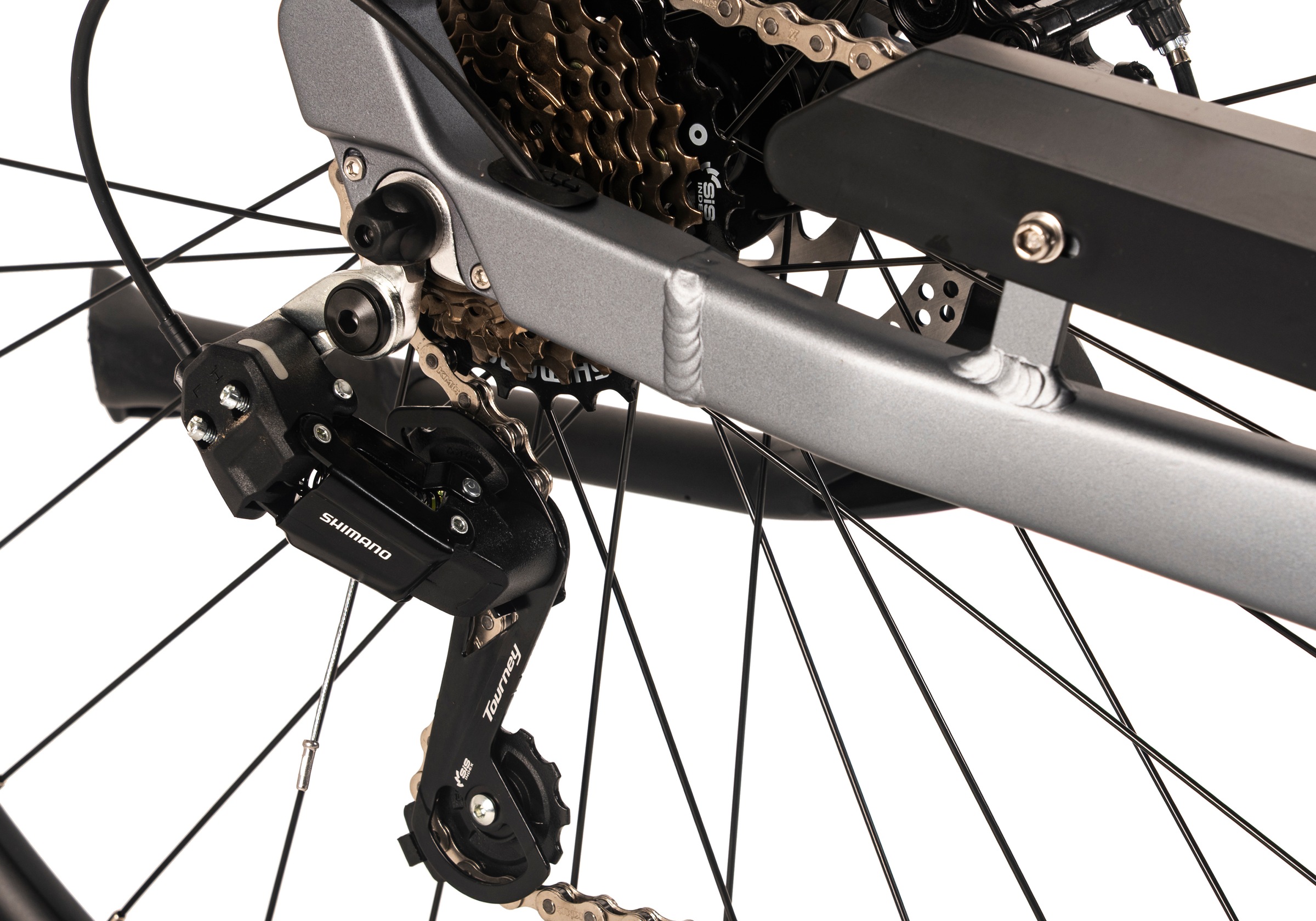 Adore E-Bike »28" Alu Cityfahrrad CX-660 Mittelmotor 75NM / 14,7Ah Grau matt«, 7 Gang, Shimano, Tourney, Mittelmotor 250 W