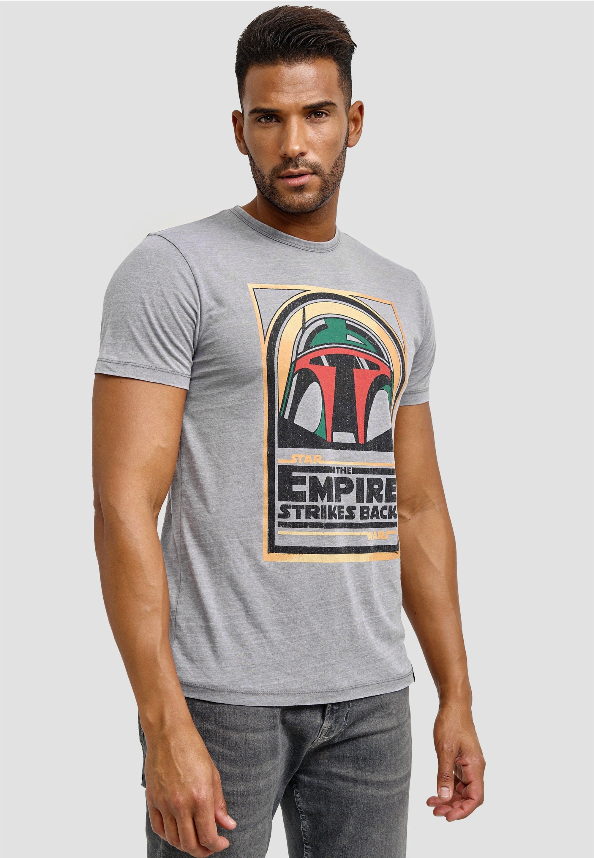 Recovered T-Shirt »Star Wars Boba Fett Empire Strikes Back«, im zeitlosen Design