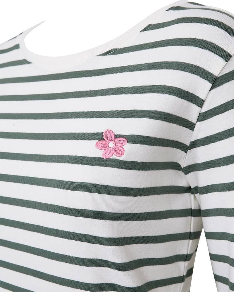 FREEQUENT Langarmshirt "FQFAMILA-TEE" im Streifen-Design günstig online kaufen