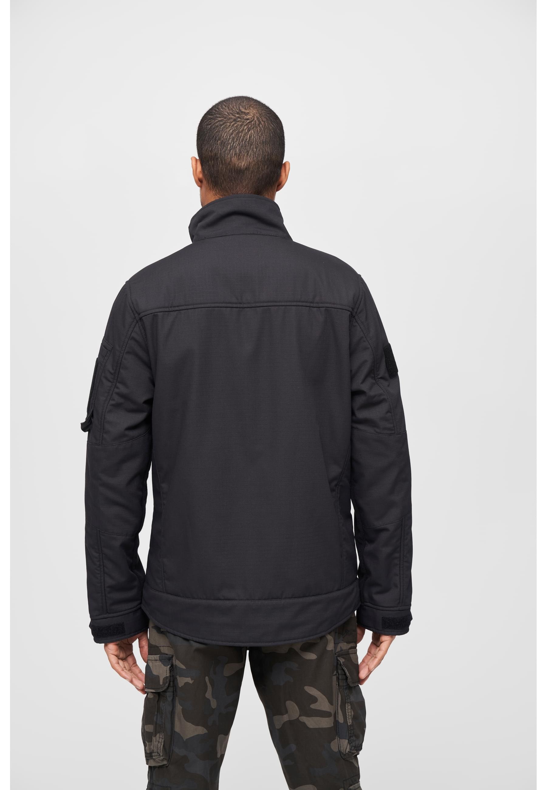 Brandit Allwetterjacke »Brandit Herren Fleecejacket Ripstop«, (1 St.), ohne Kapuze