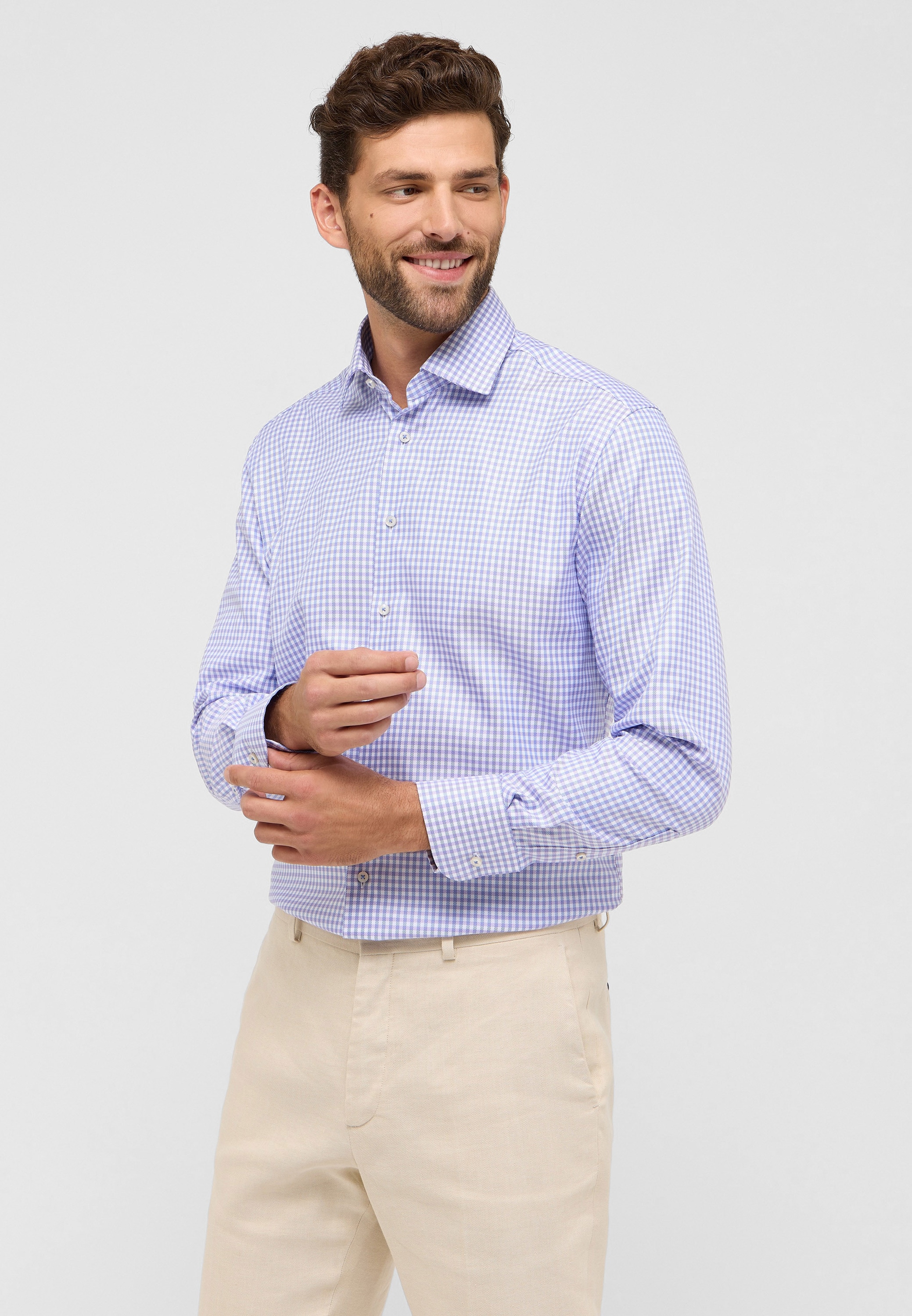 Eterna Langarmhemd "MODERN FIT", NON IRON (bügelfrei) günstig online kaufen