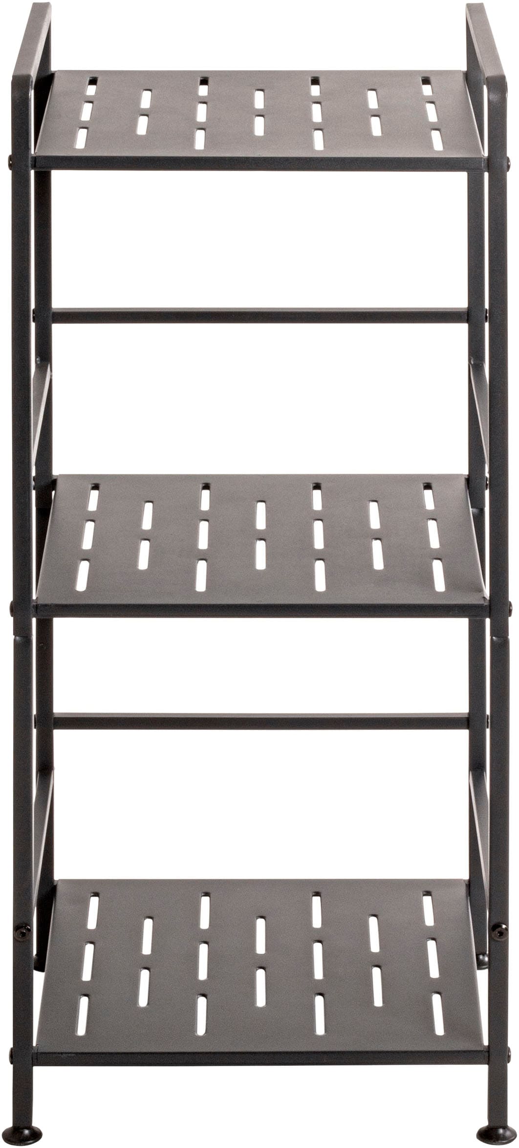 HAKU Regal »Aufbewahrungsregal, Dekoregal, Standregal« 1 Stk. tlg. rechteckig - aus Metall Anthrazit - B/T/H 33/28/74 cm