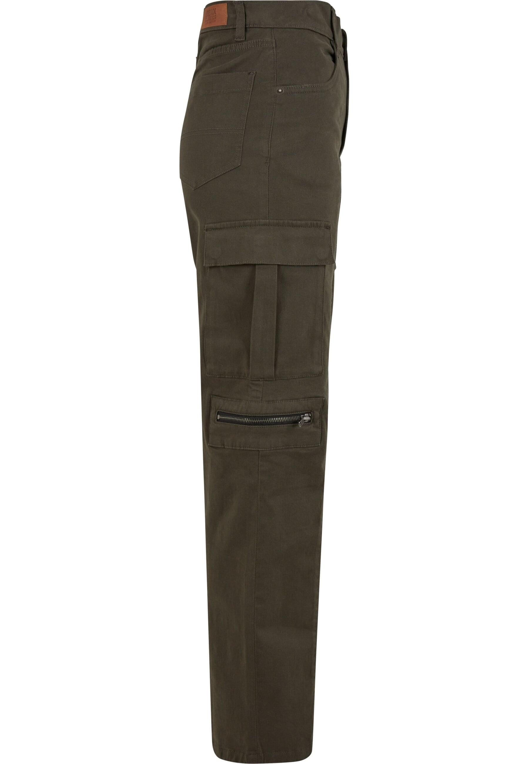 URBAN CLASSICS Stoffhose »Urban Classics Ladies Loose Utility Stretch Twill Pants«, (1 tlg.)