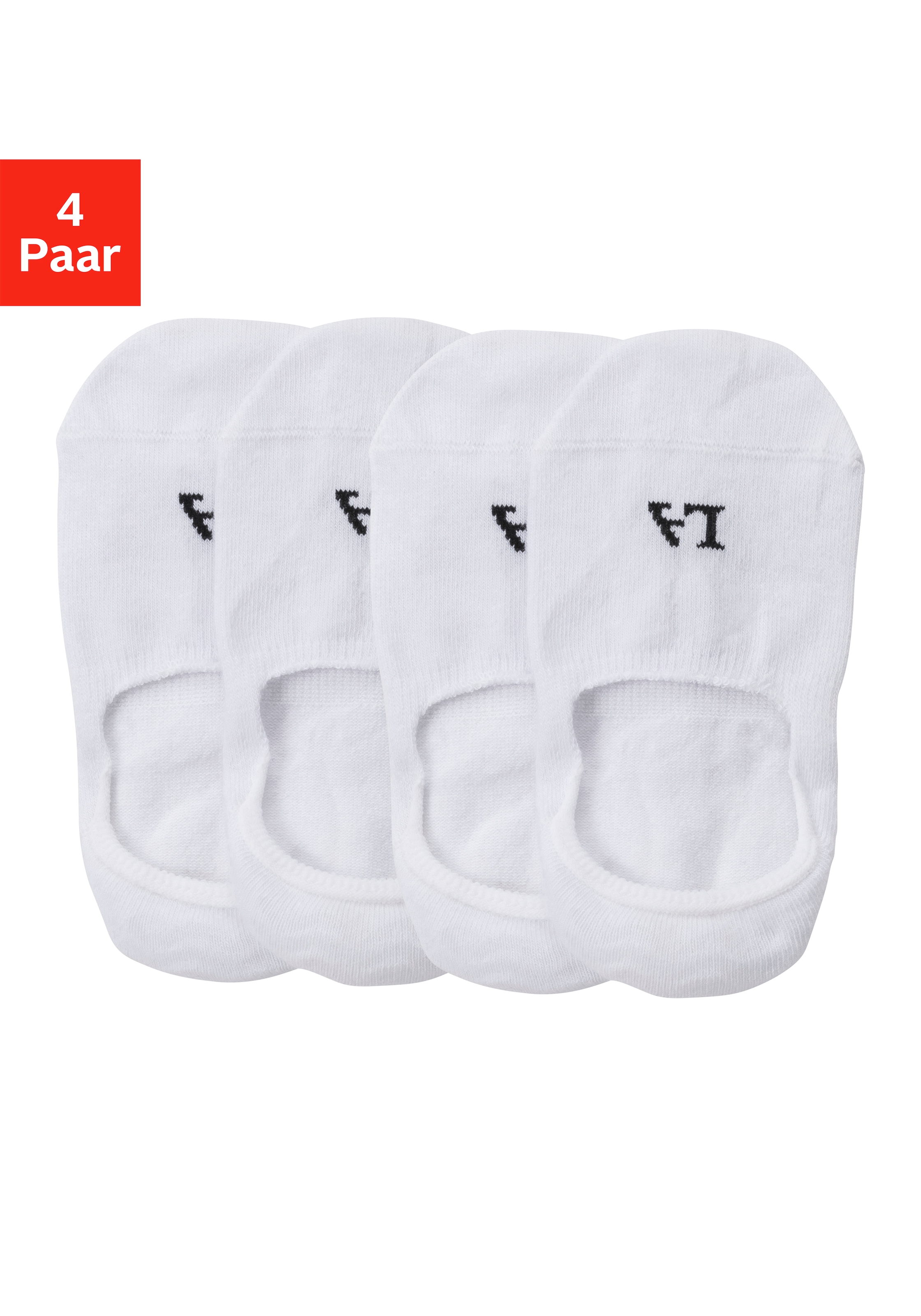 LASCANA ACTIVE Füßlinge, (4 Paar), mit Silicon über der Ferse kaufen