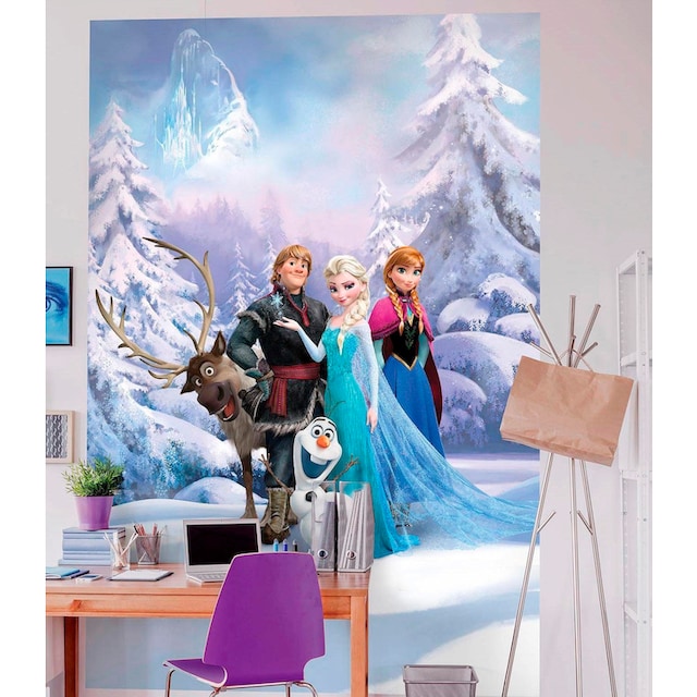 Komar Fototapete »Frozen Winter Land«, bedruckt-Comic, 184x254 cm (Breite x  Höhe), inklusive Kleister kaufen | BAUR