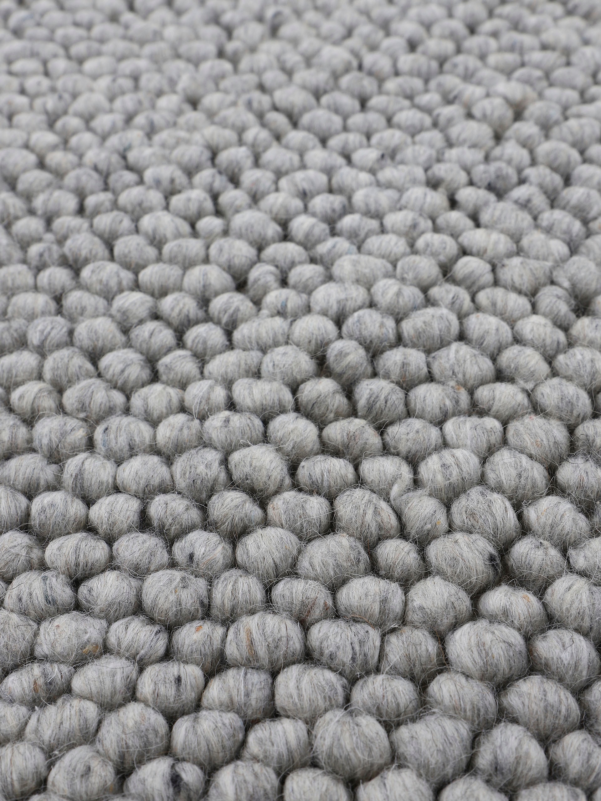 »Calo«, meliert, carpetfine handgewebt, Uni-Farben, Teppich, Wolle Teppich Handweb BAUR rund, 70% |