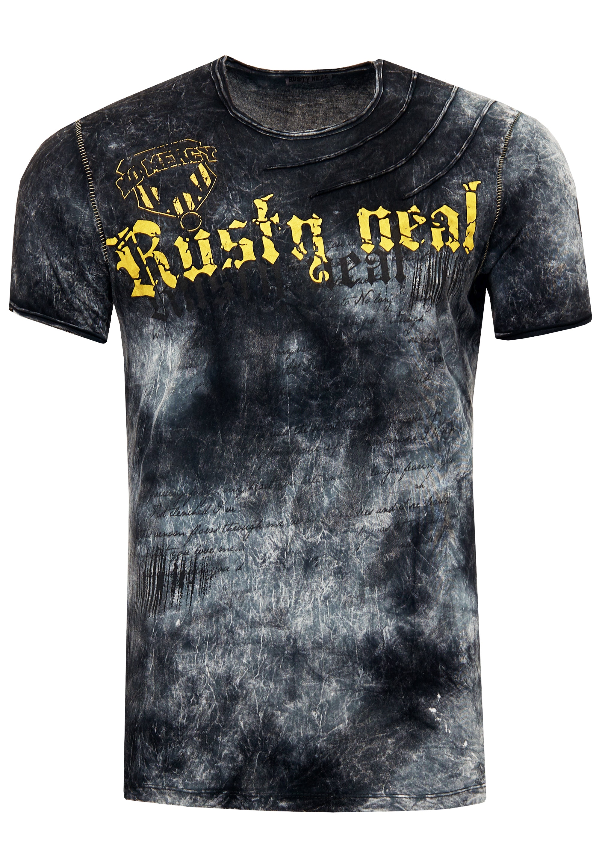 Rusty Neal T-Shirt, mit toller Batik-Optik