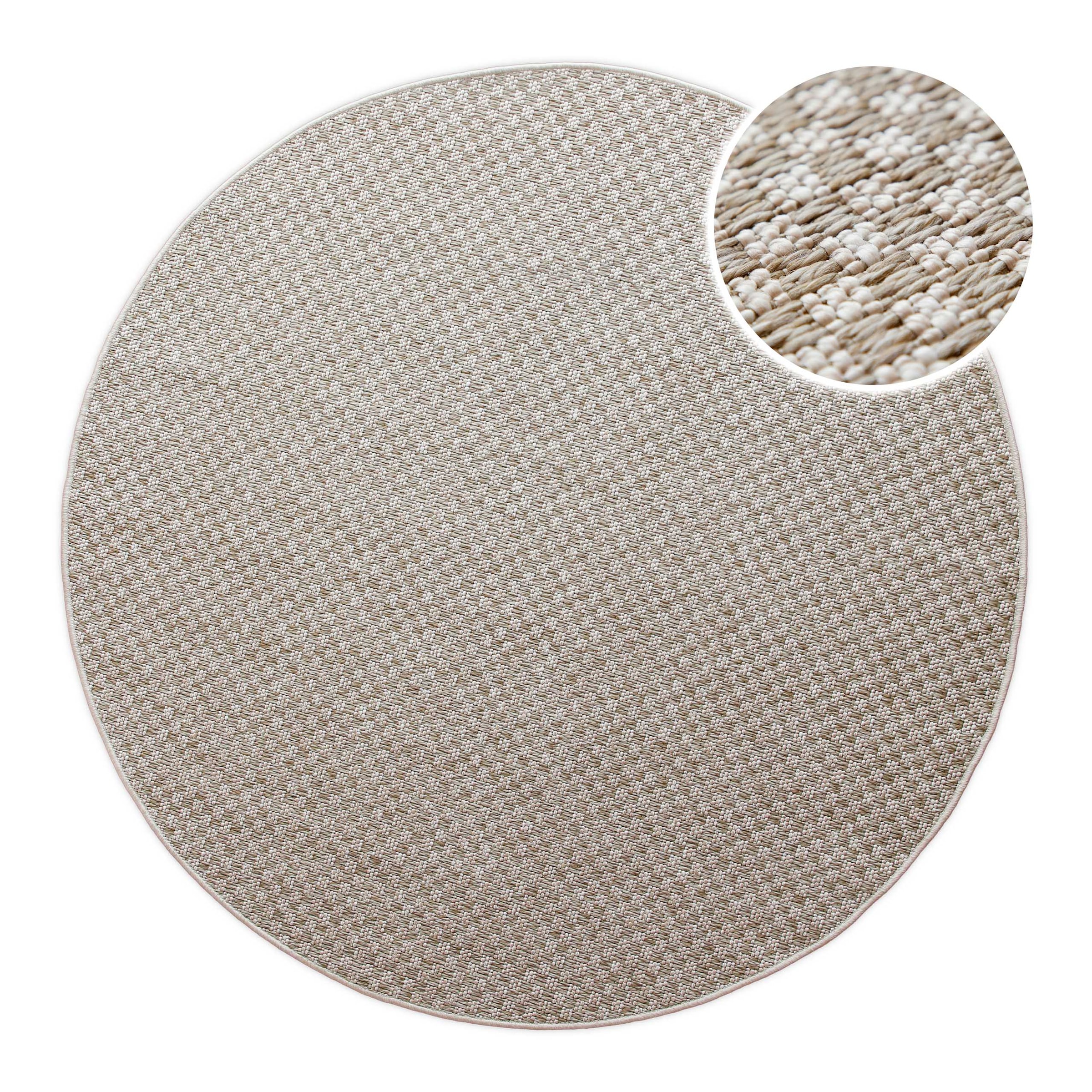 Wecon home Teppich "Miami South Beach" rund 5 mm Höhe In- & Outdoor Teppich günstig online kaufen