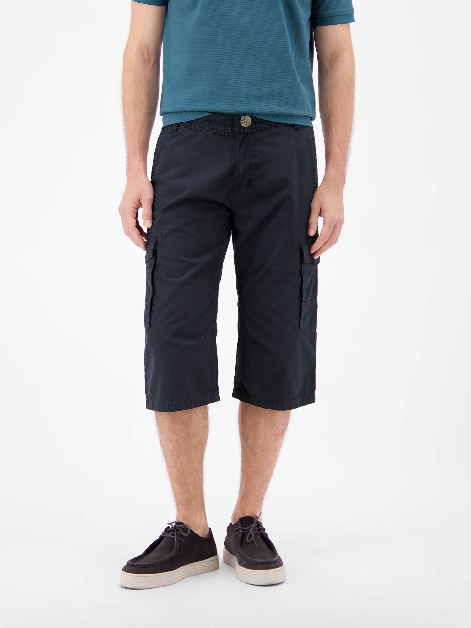 LERROS Cargoshorts "Bermuda mit Cargotaschen, lang geschnitten"