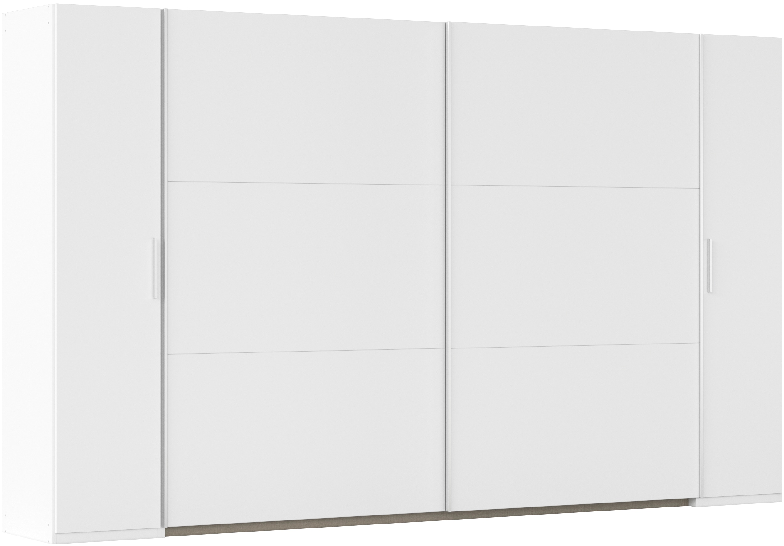 rauch Schwebetürenschrank "Kleiderschrank Drehtürenschrank Schrank Garderobe KRONACH" in 3 Ausstattungen BASIC/CLASSIC/PREMIUM, Breiten 225/268/311/354 cm, mit Dreh- und Schwebetüren und vielen Einlegeböden MADE IN GERMANY