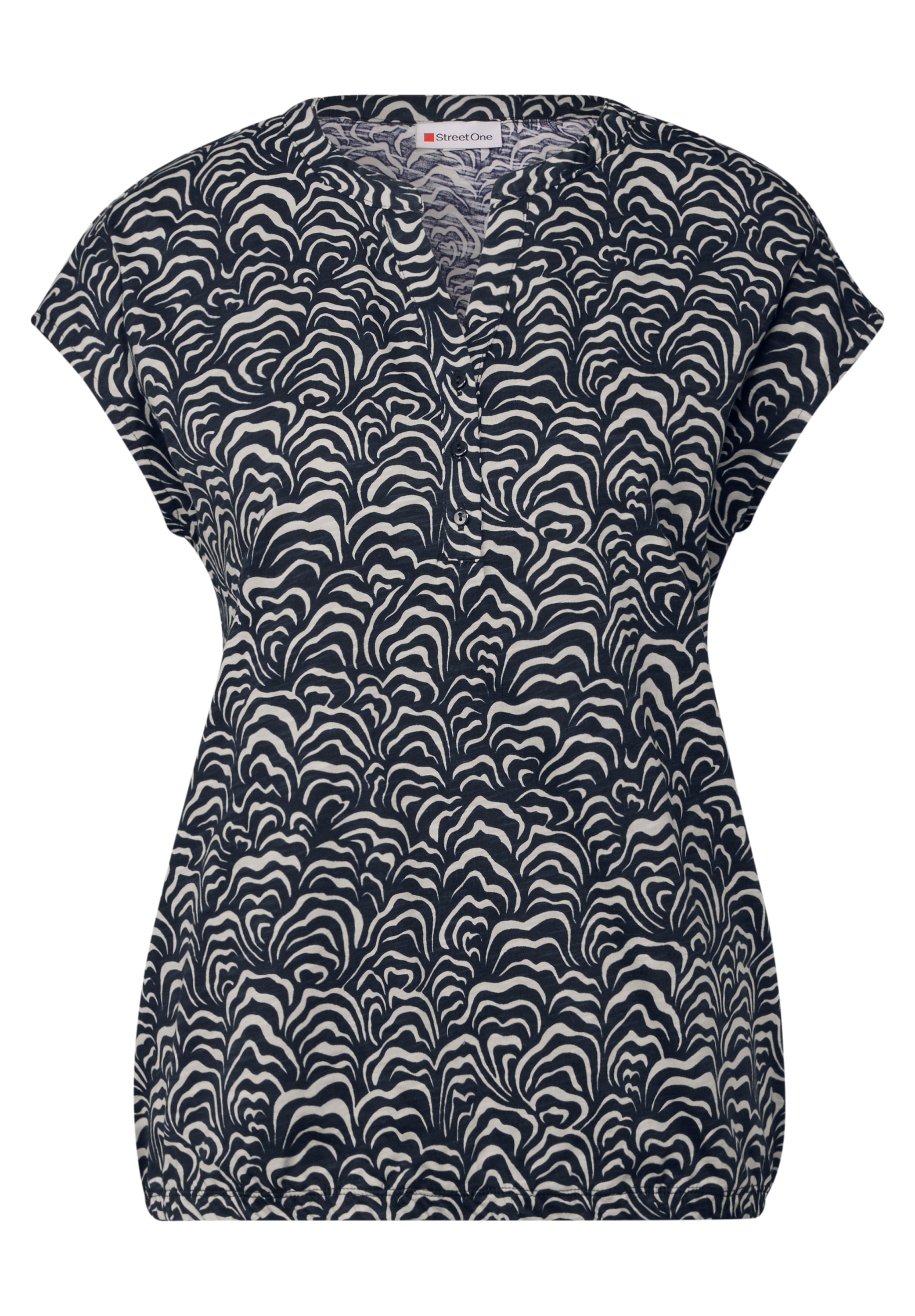 STREET ONE Blusenshirt, aus reiner Baumwolle