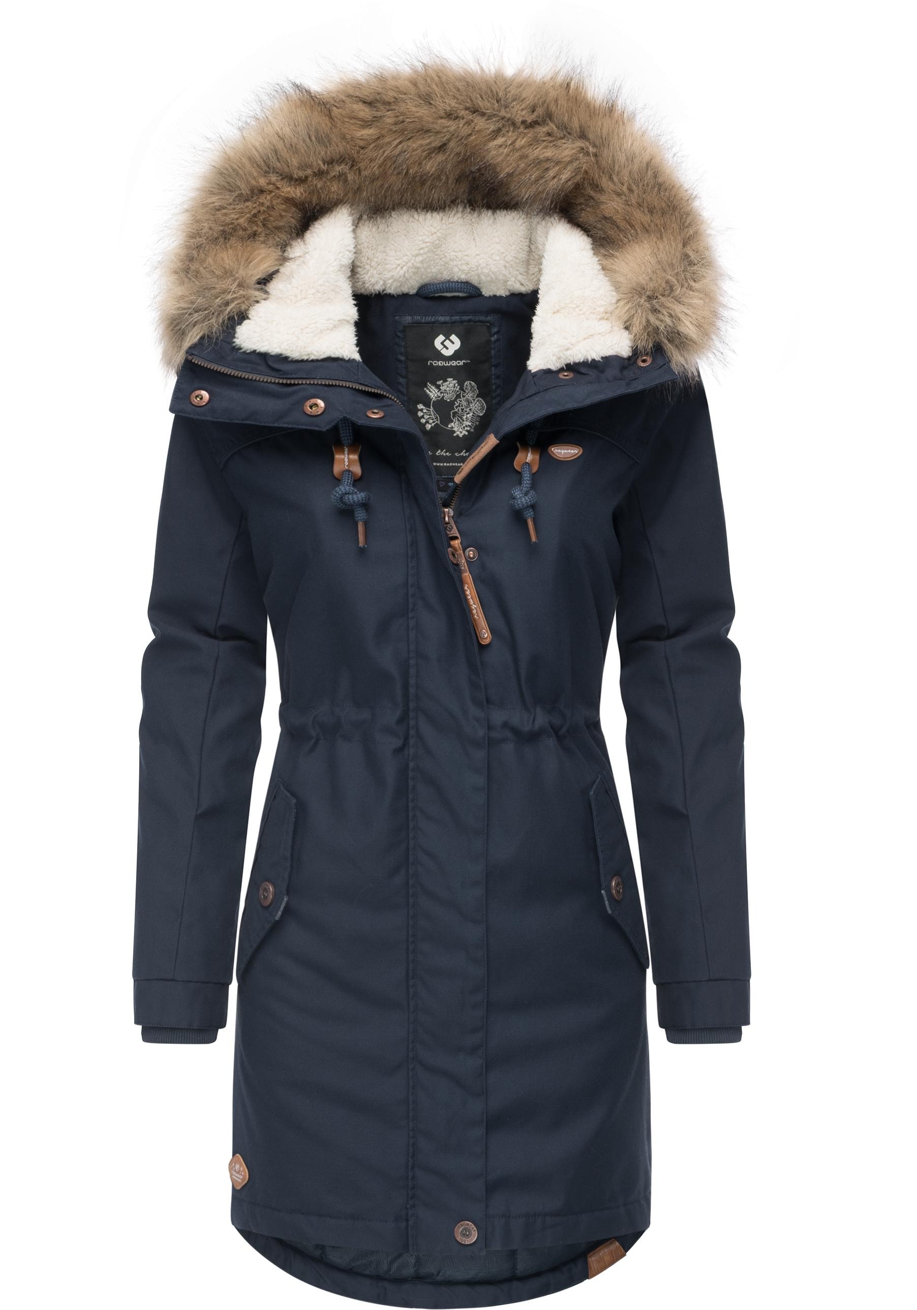 Ragwear Winterjacke "Tawny" mitKapuze stylischer Winterparka mit großer Kap günstig online kaufen