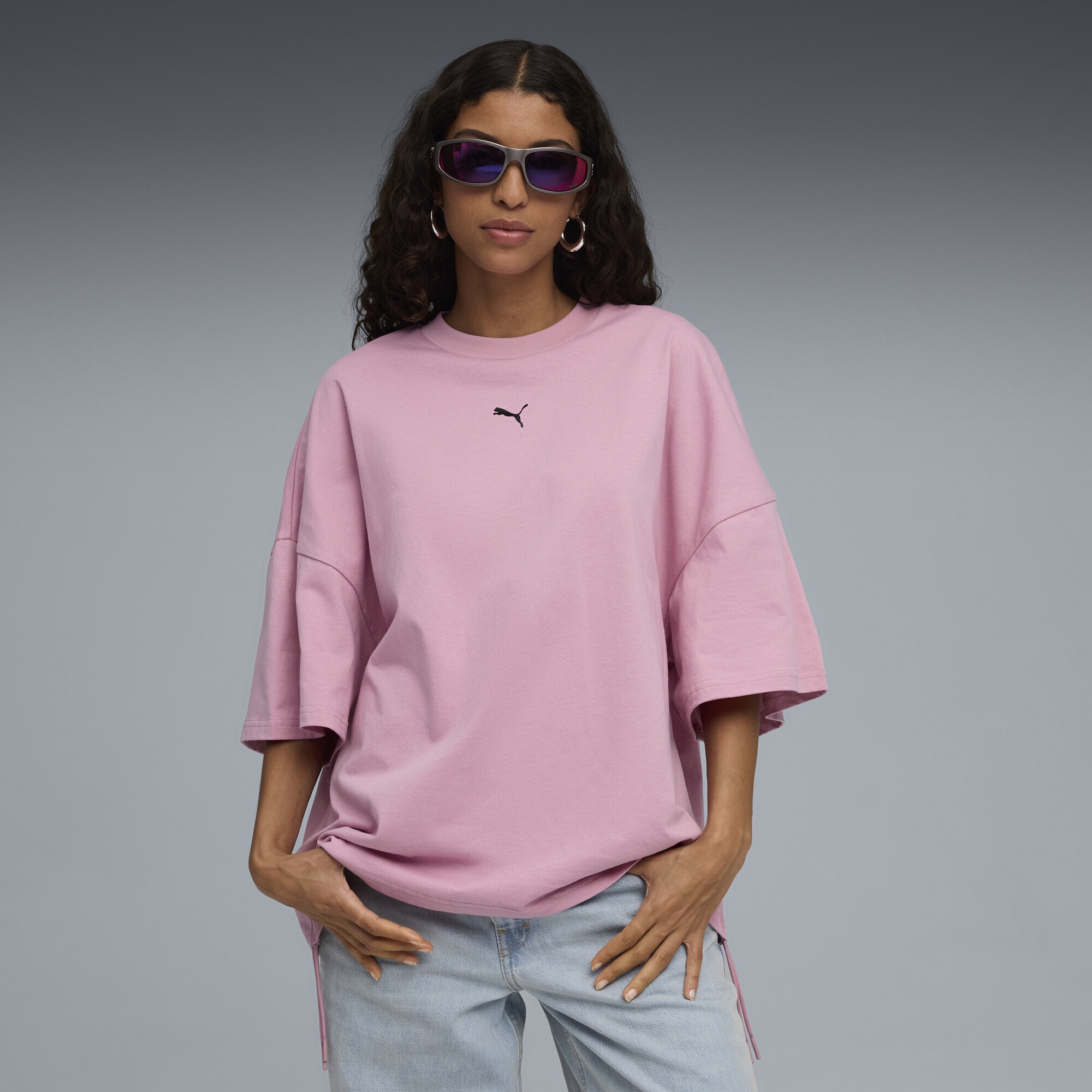 PUMA T-Shirt »DARE TO Oversized Ruched T-Shirt Damen«