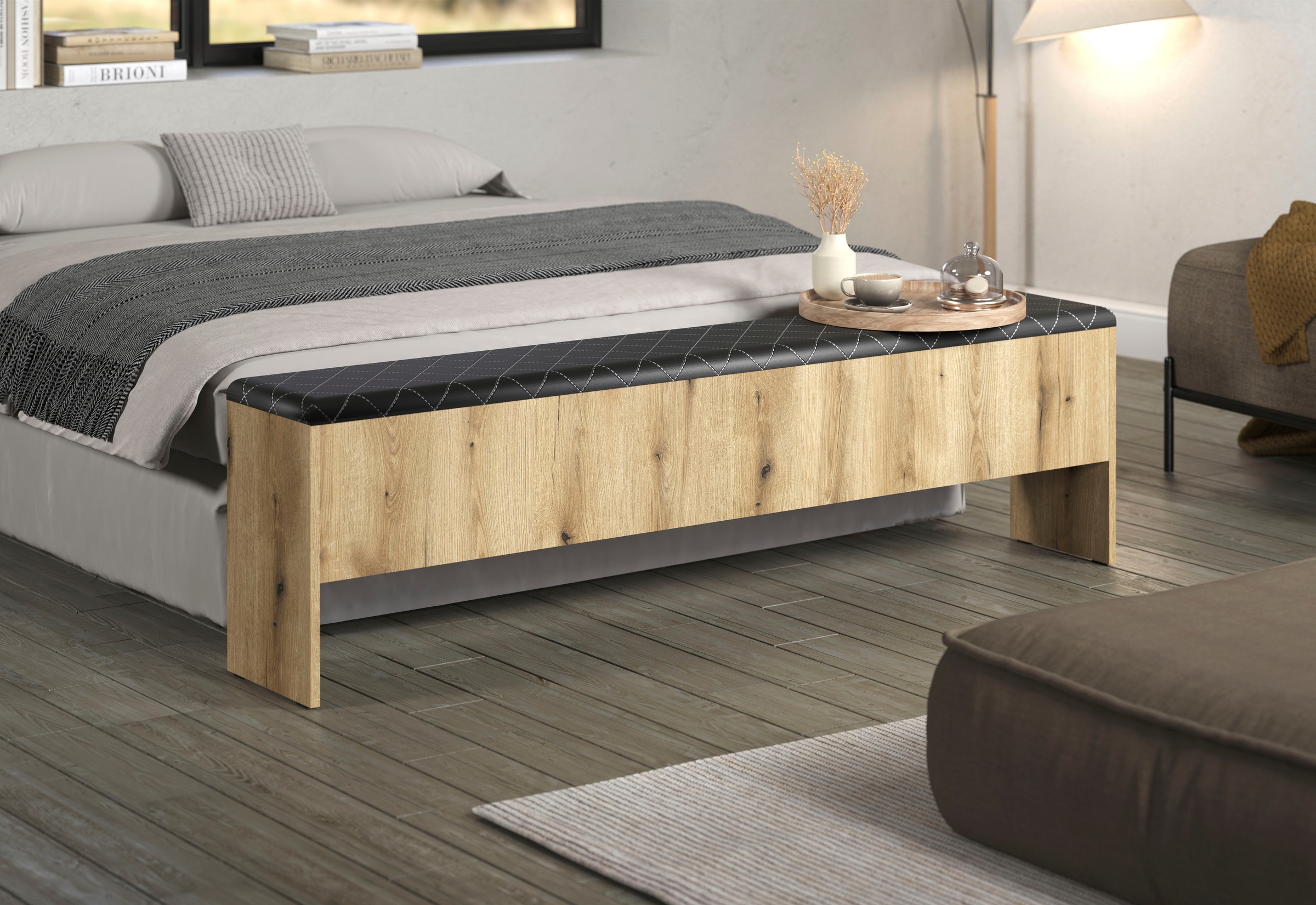 INOSIGN Polsterbank "Estepona" 1 Stk. tlg. Aufklappbare Bettbank - Polsteru günstig online kaufen