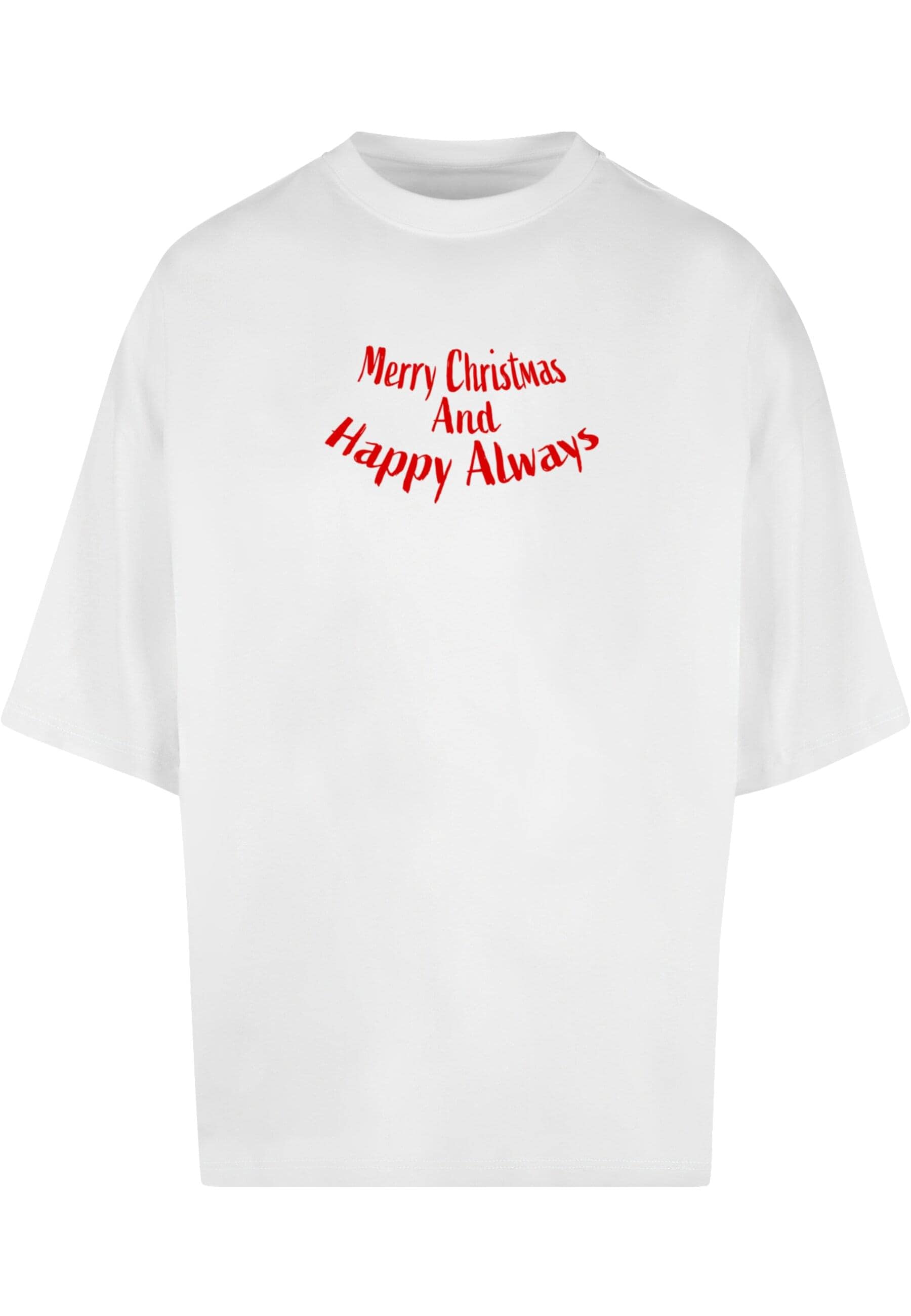 T-Shirt »Merchcode Herren Merry Christmas And Happy Always Huge Tee«, (1 tlg.)
