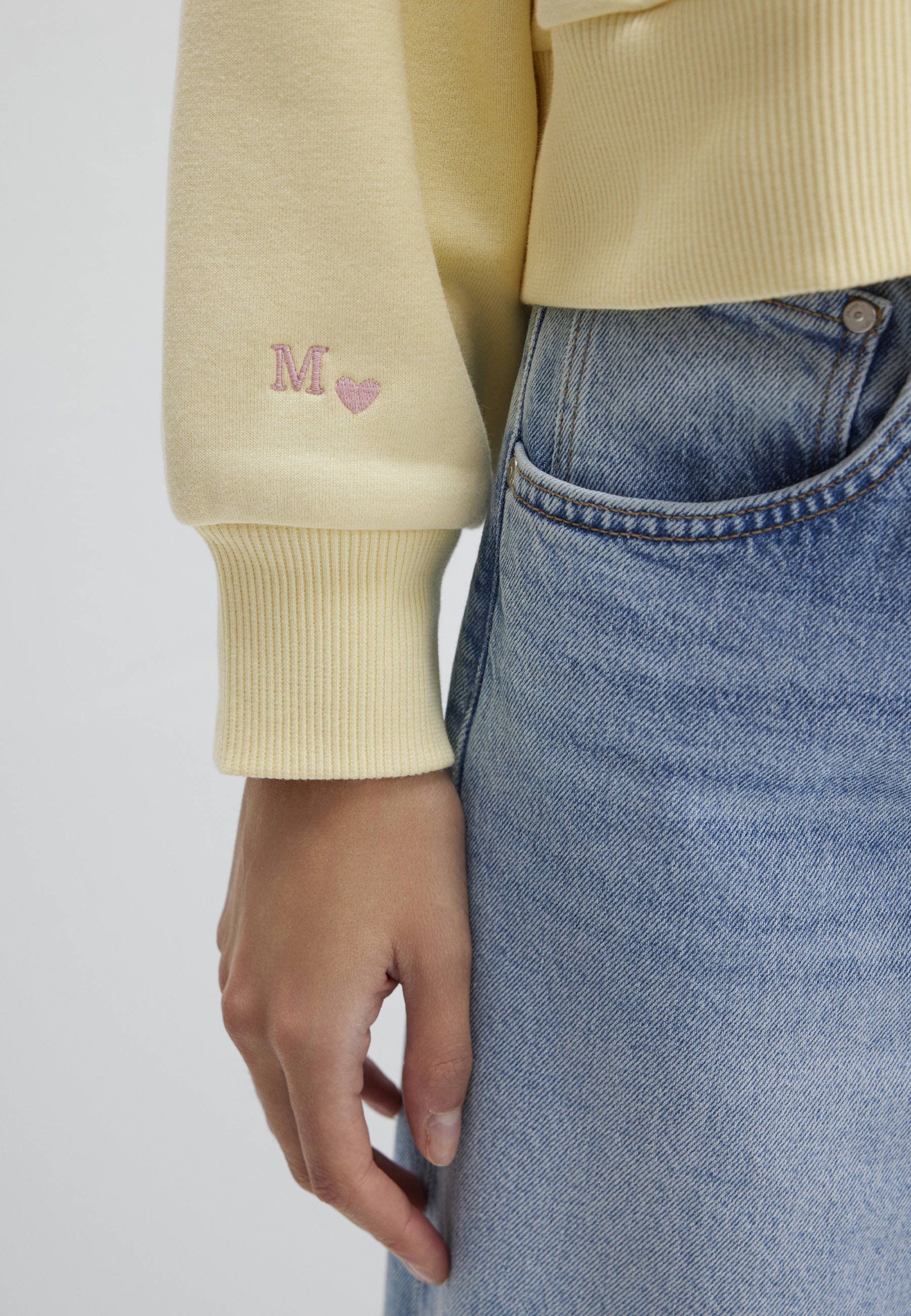 Mavi Rundhalspullover »CREW NECK SWEATSHIRT« Sweatshirt cropped