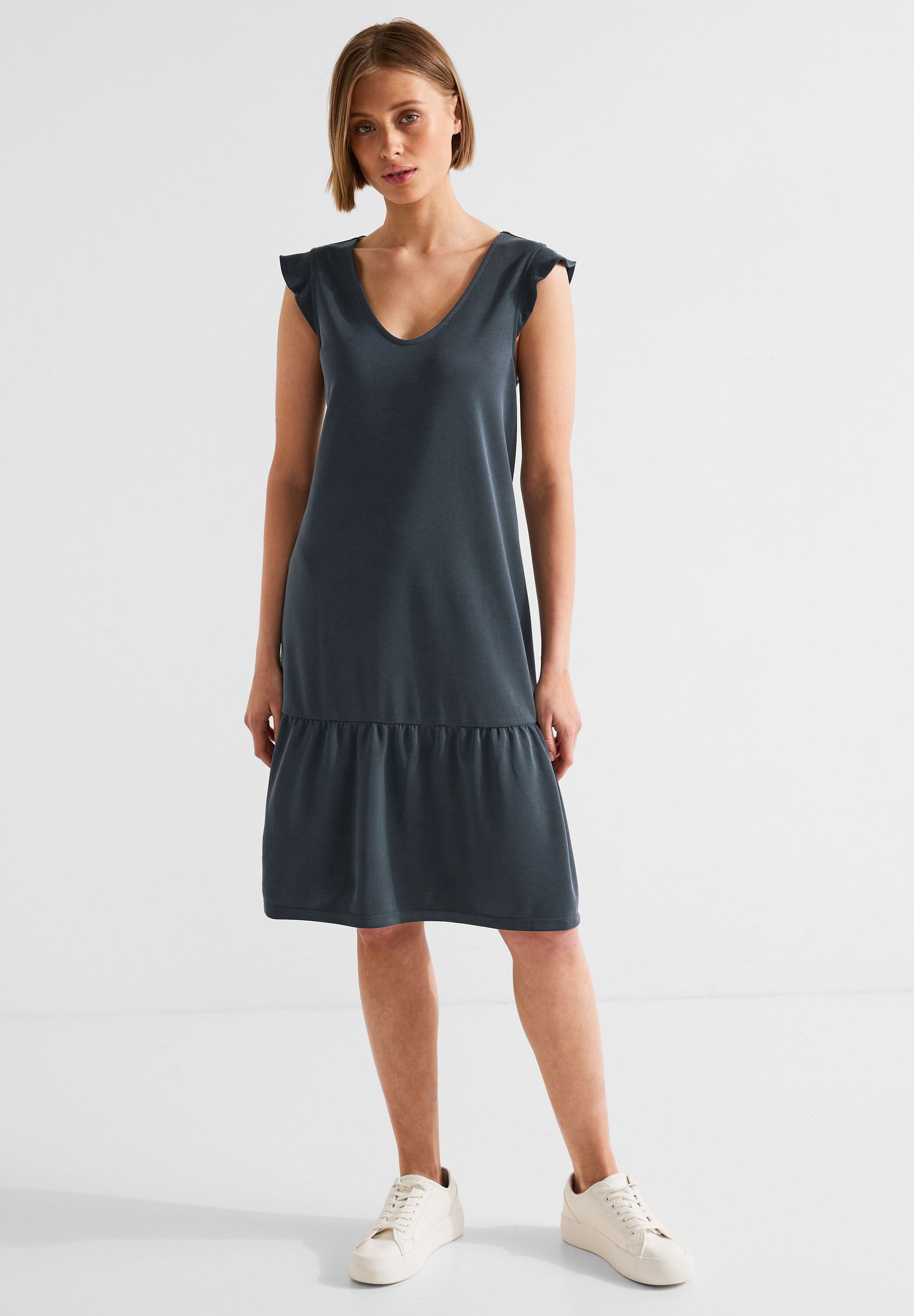 STREET ONE Sommerkleid, in BAUR online kaufen | Unifarbe