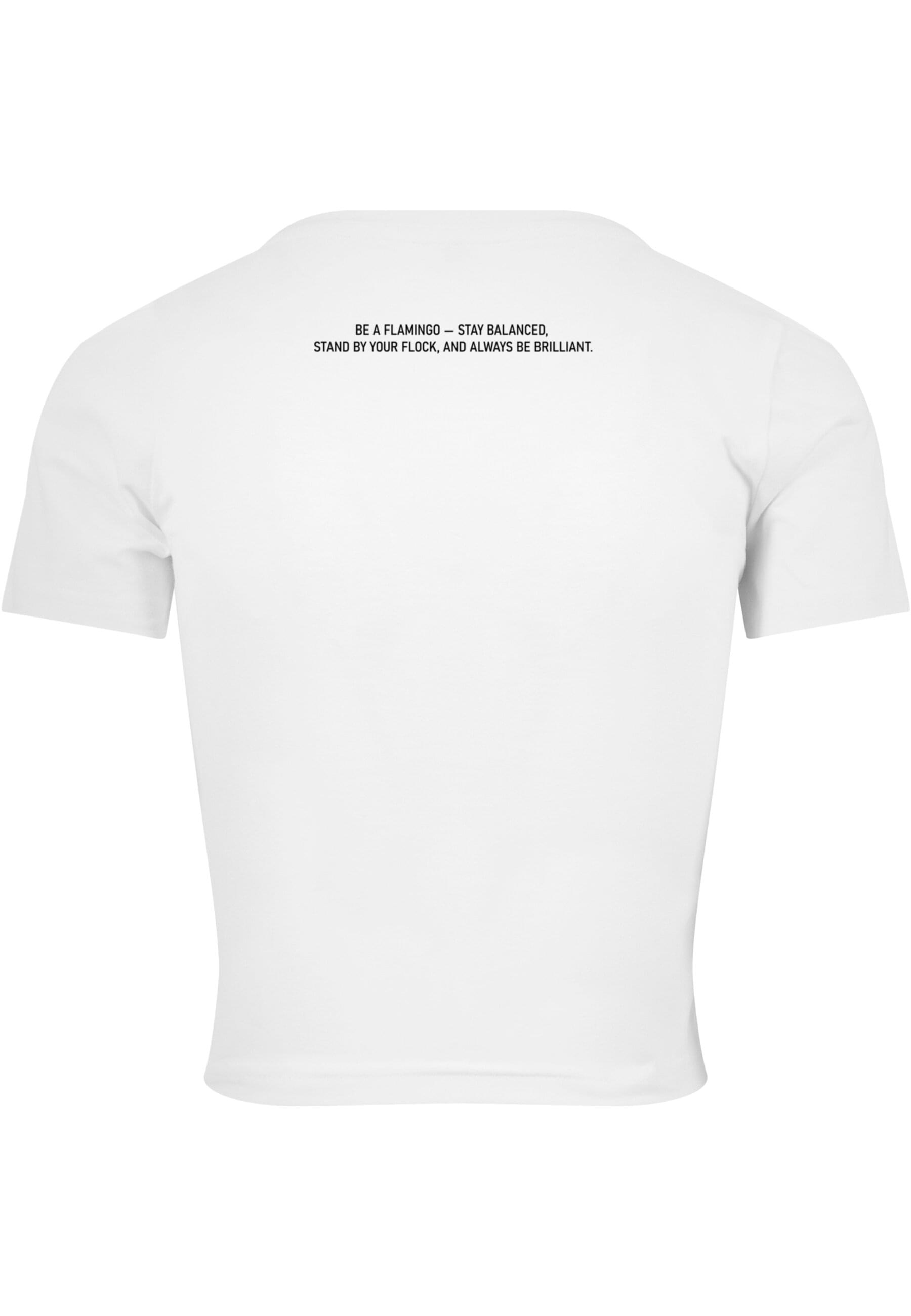Merchcode T-Shirt »Merchcode Damen Ladies Flamingo Cropped Tee«, (1 tlg.)