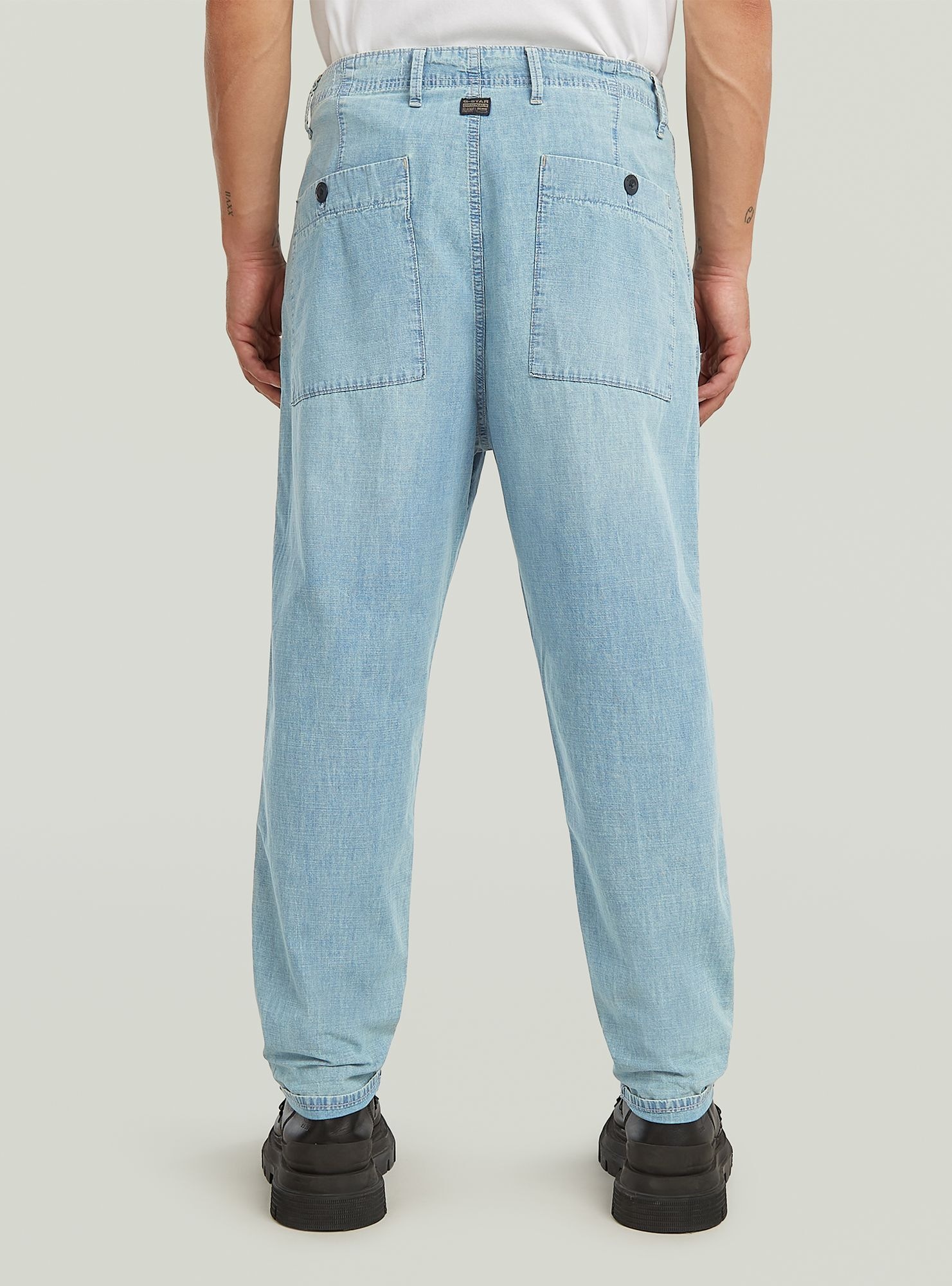 G-STAR Regular-fit-Jeans »Pleated Chino Denim«