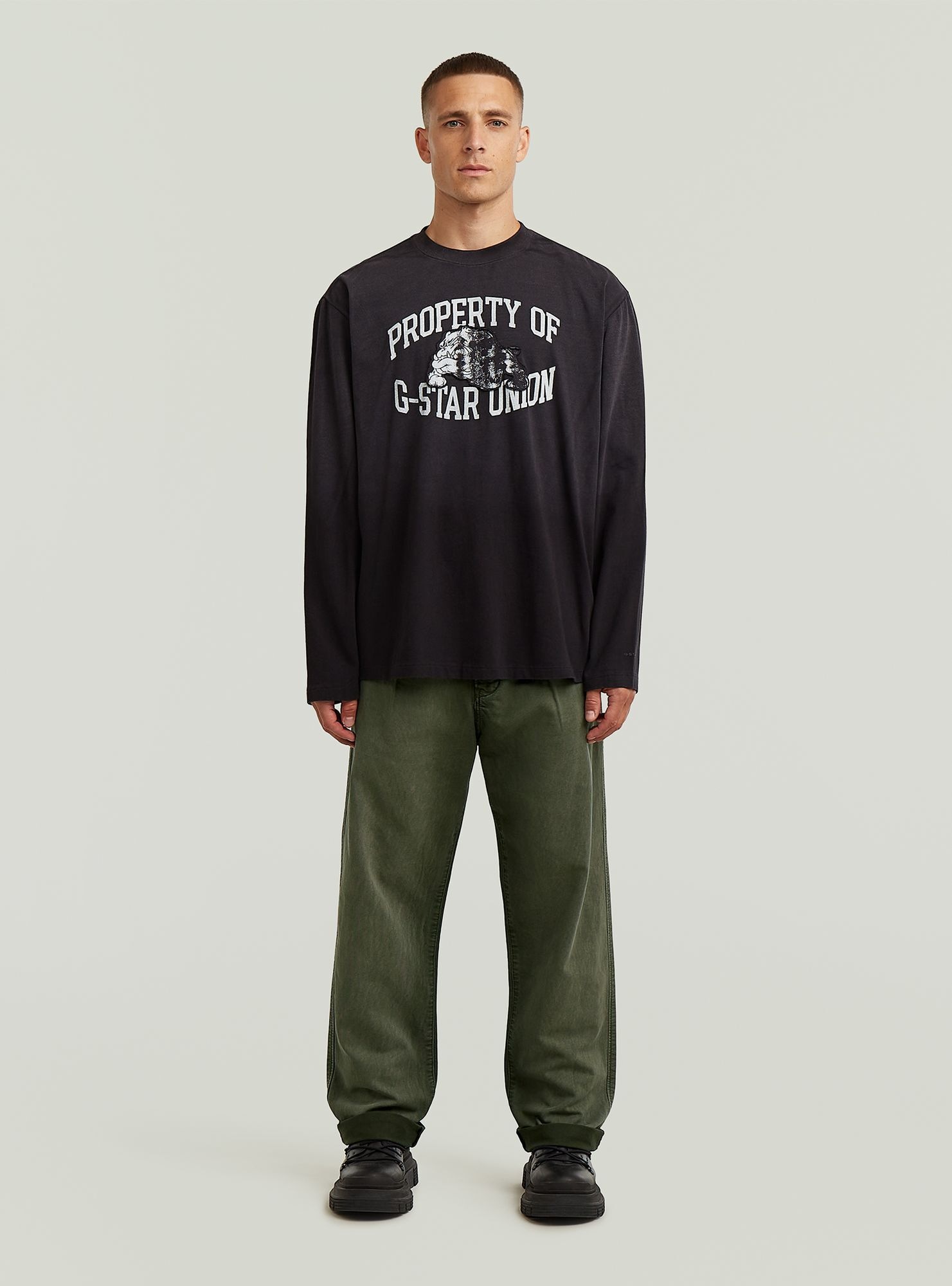 G-STAR Chinohose »Pleated Chino Relaxed«