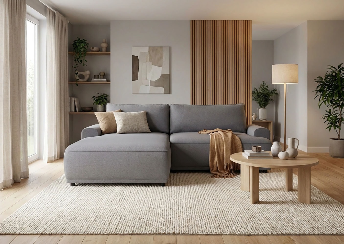 TRENDMANUFAKTUR Ecksofa "Fordon, Schlafsofa mit Bettkasten, Couch in L-Form günstig online kaufen
