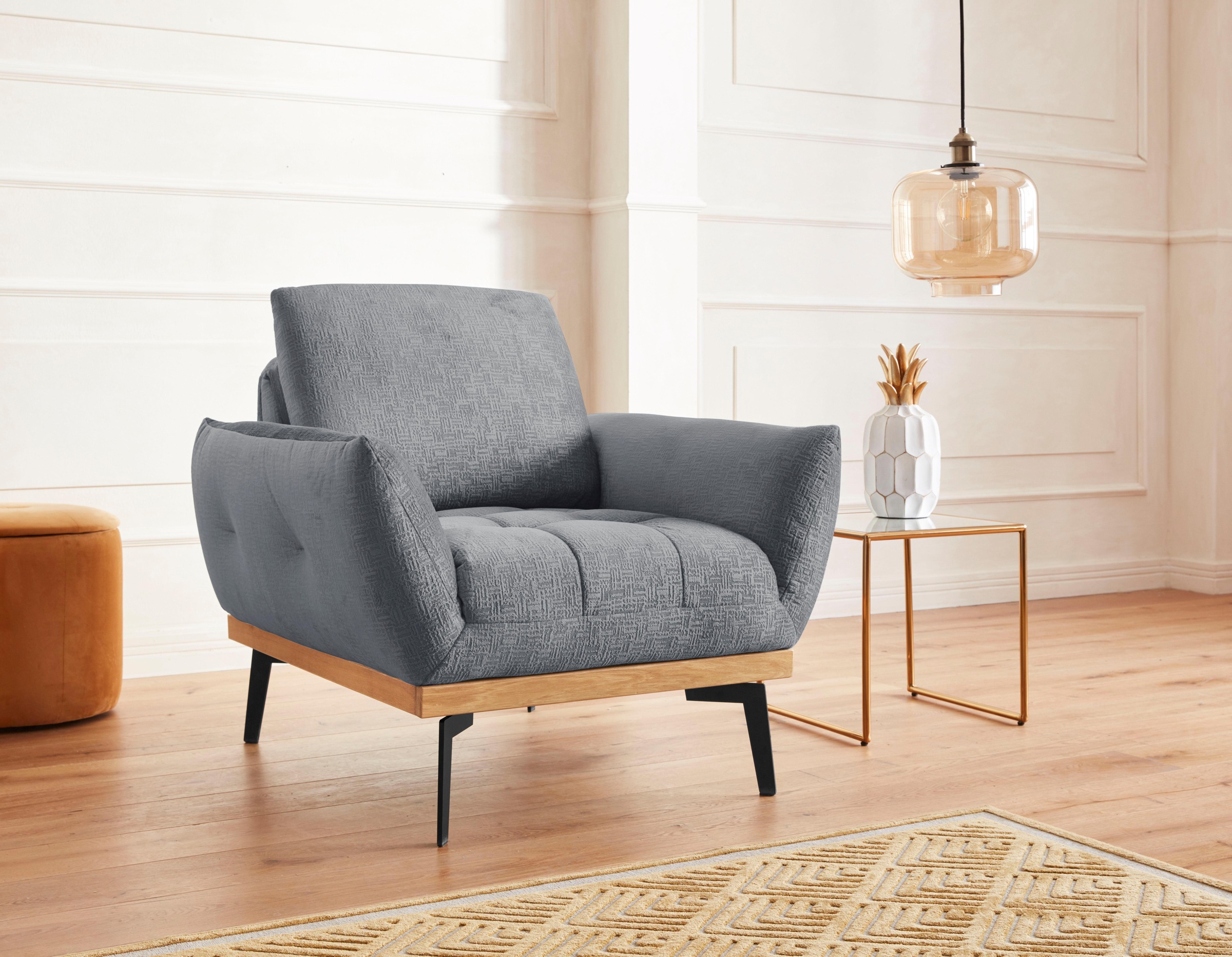 exxpo - sofa fashion Sessel "Palic, Loungesessel", inklusive Rückenverstell günstig online kaufen