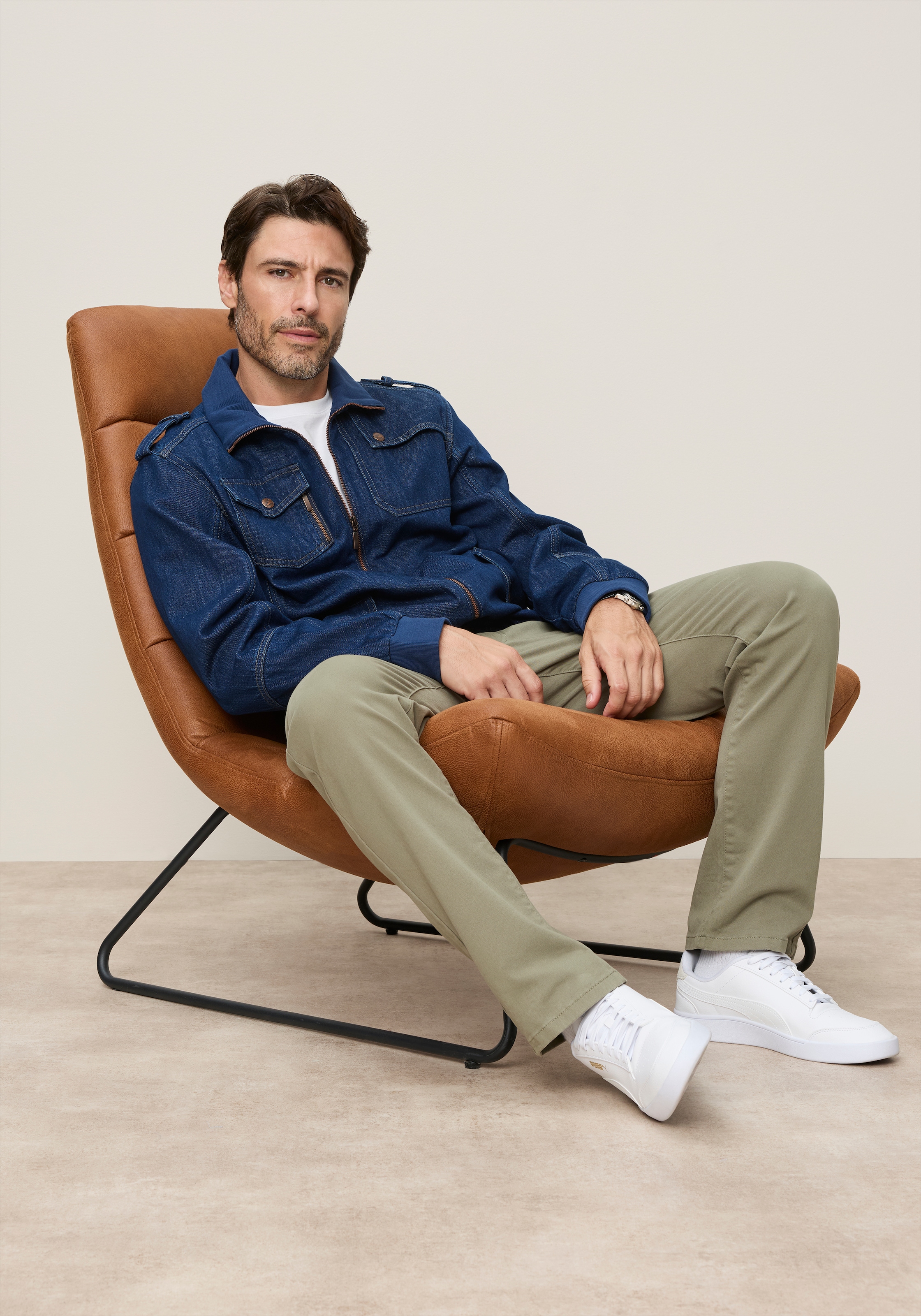 Arizona Jeansjacke »Blouson« mit Stehkragen, Comfort Fit, normale Länge