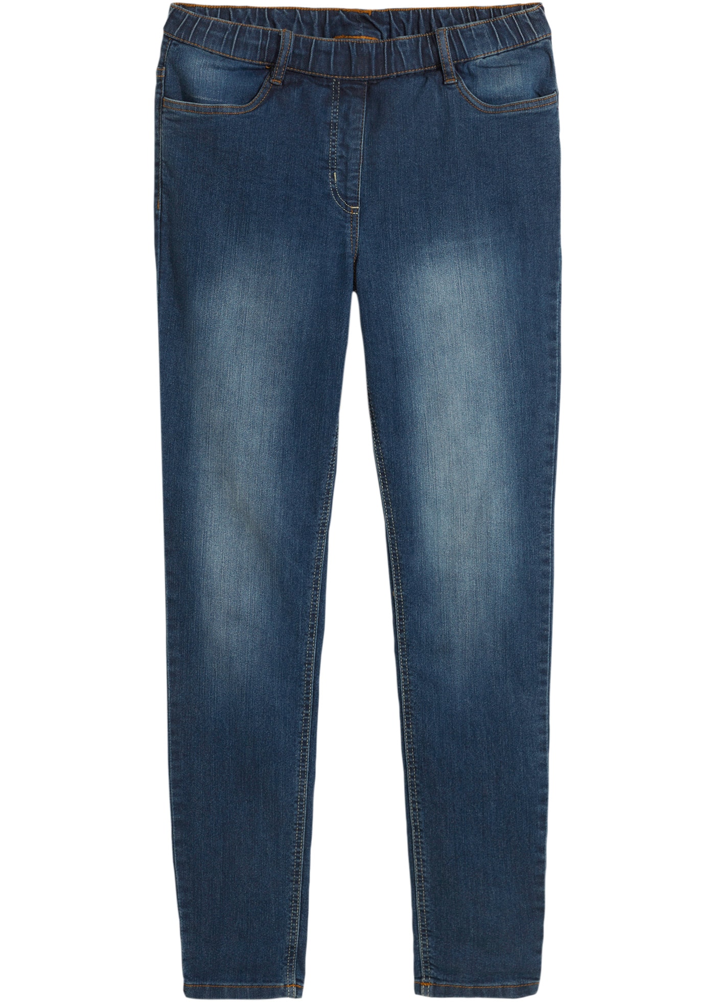 bonprix Jeansjeggings »Jeggings Mid Waist, Bequembund« Slim Fit Passform, Mid Waist Schnitt, mit Bequembund