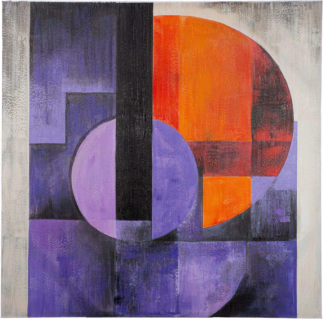 GILDE Metallbild "Bild quadratisch Clune" Abstrakt 1 Stk. tlg.