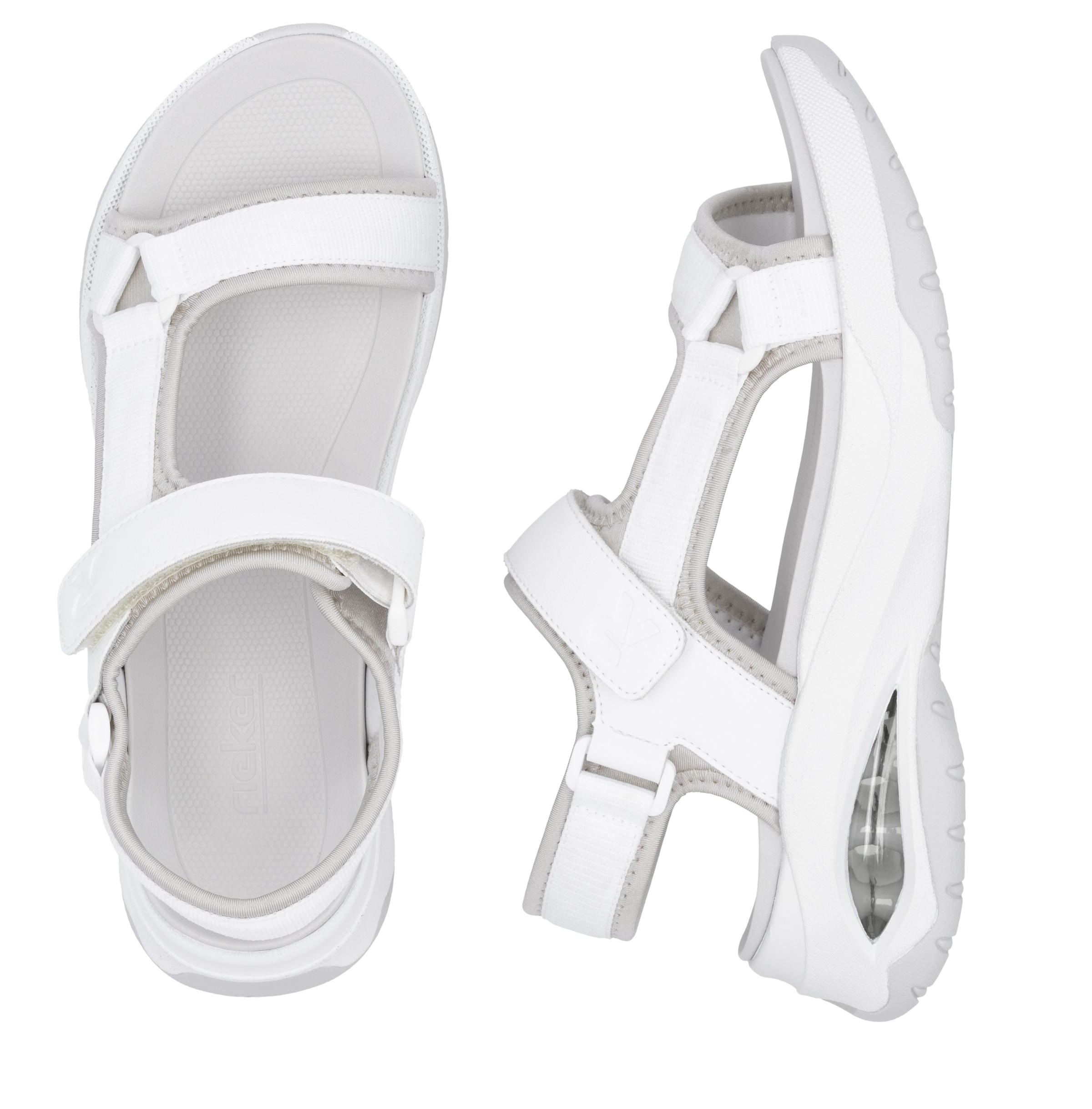 RIEKER Sport Trekkingsandale »Byron Bay vegan«, Outdoorsandale, Sommerschuh, Klettschuh mit RiekerAir Dämpfung