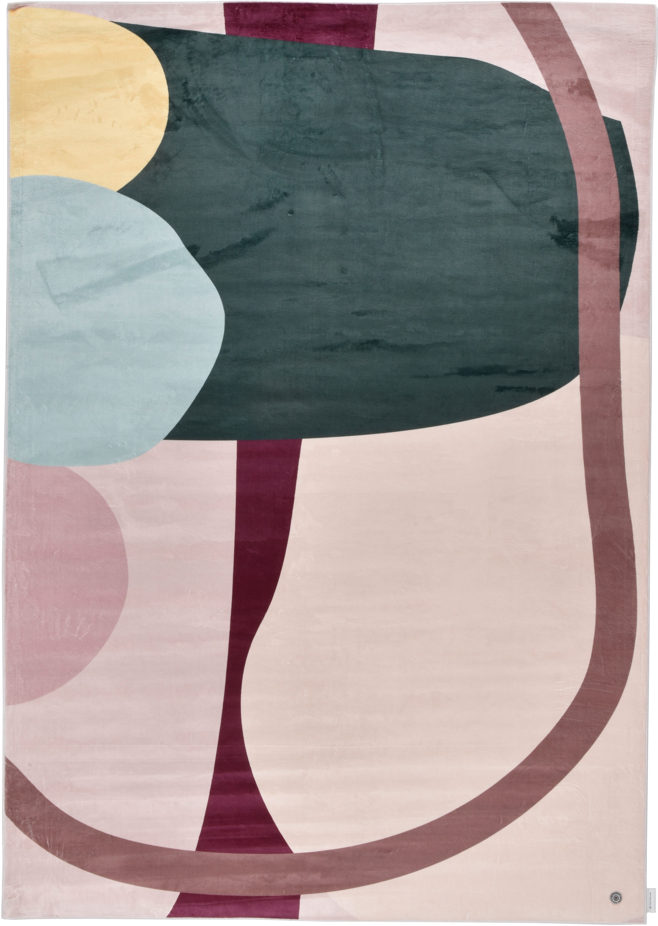 TOM TAILOR HOME Teppich »Shapes - FOUR«, rechteckig, 5 mm Höhe, Kurzflor, bedruckt, modernes Design