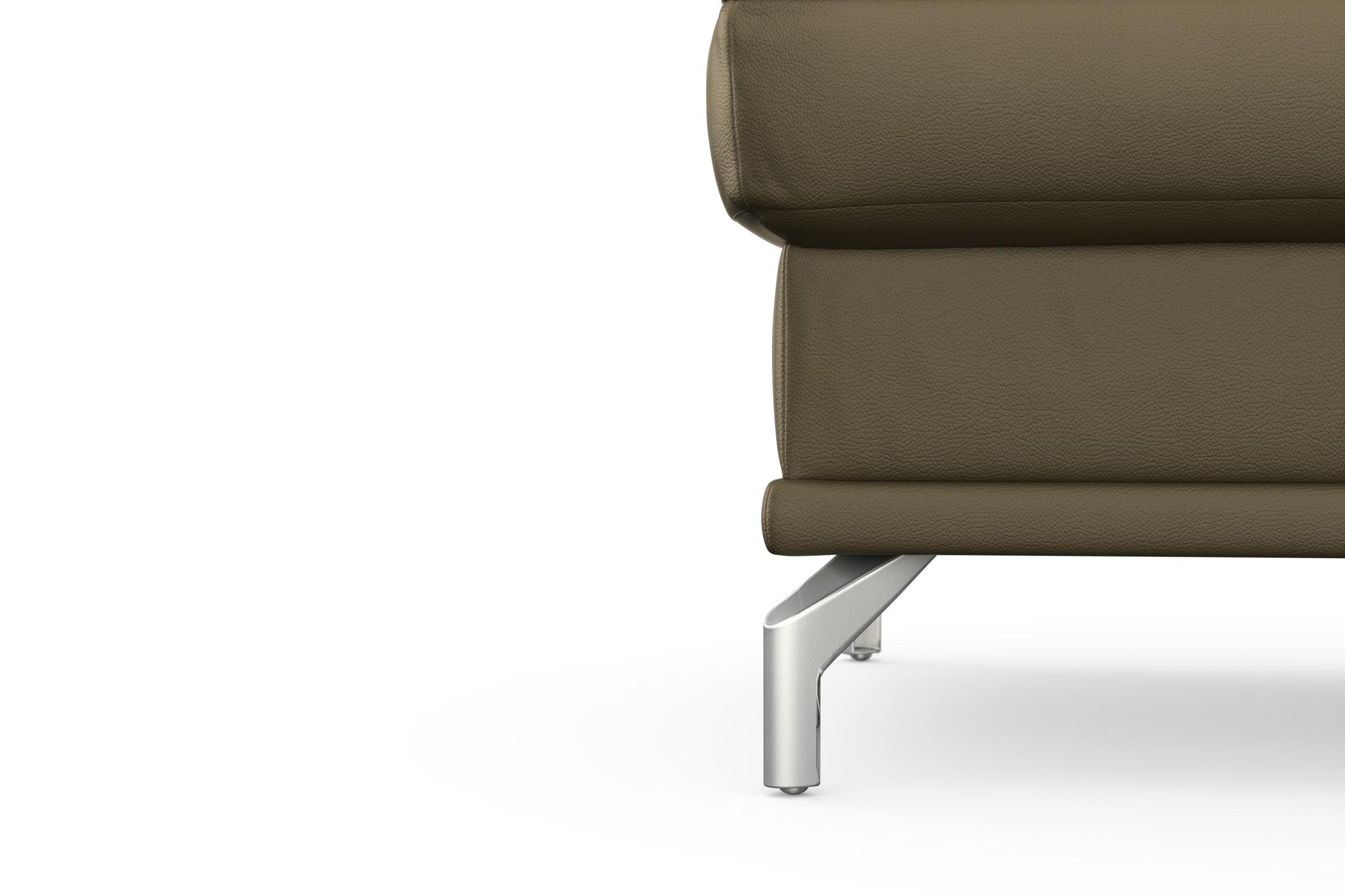 sit&more Hocker »Cabrio, B: 113 cm«, individuell zu kombinieren, Federkern