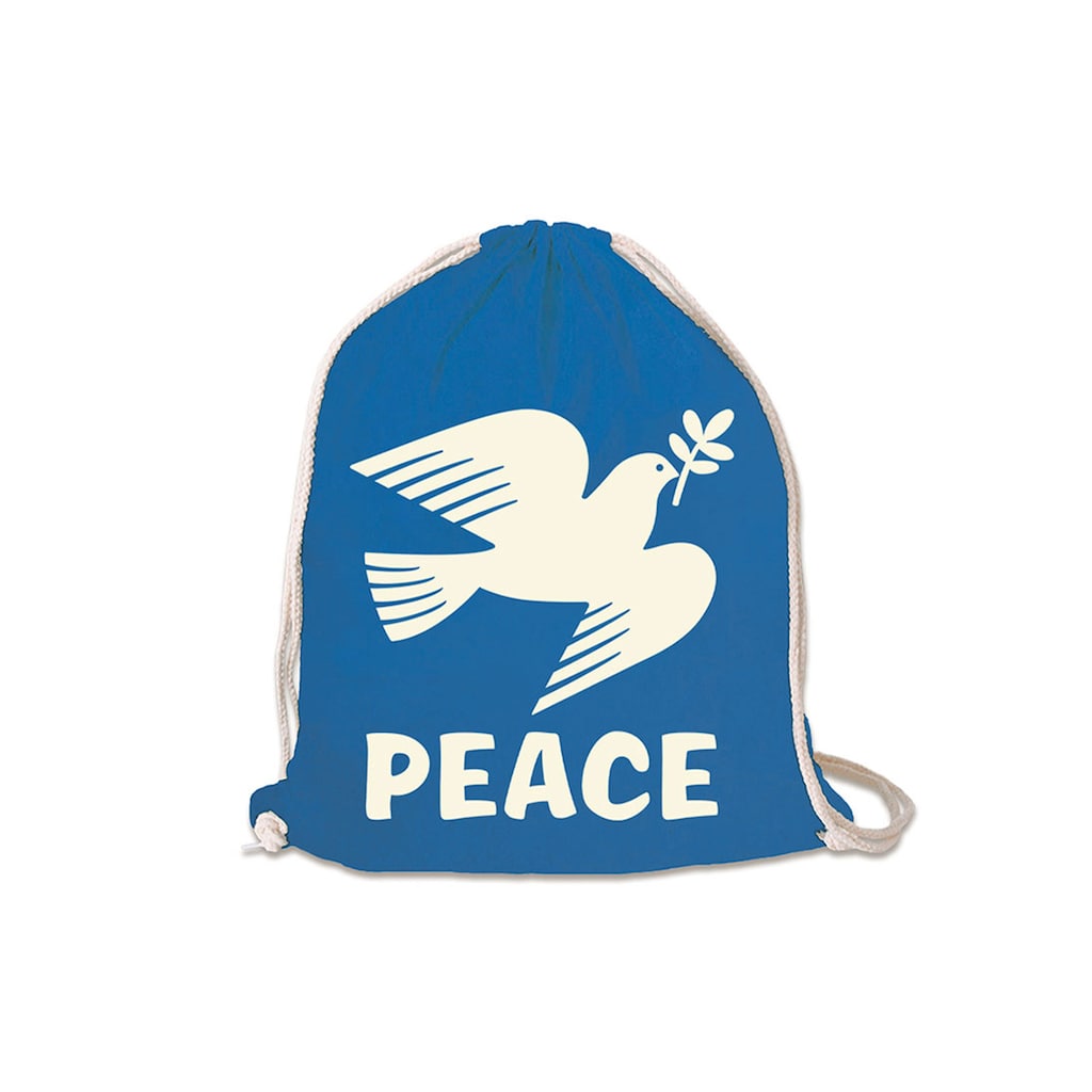 LOGOSHIRT Kulturbeutel »Peace - Friedenstaube«