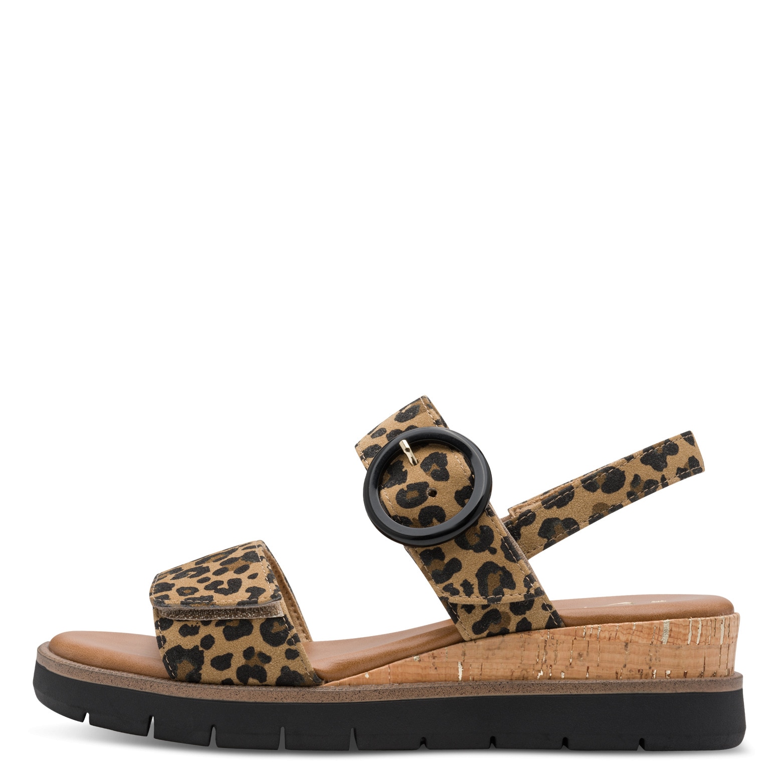 MARCO TOZZI Keilsandalette  Riemechensandale, Sommerschuh in veganer Verarbeitung