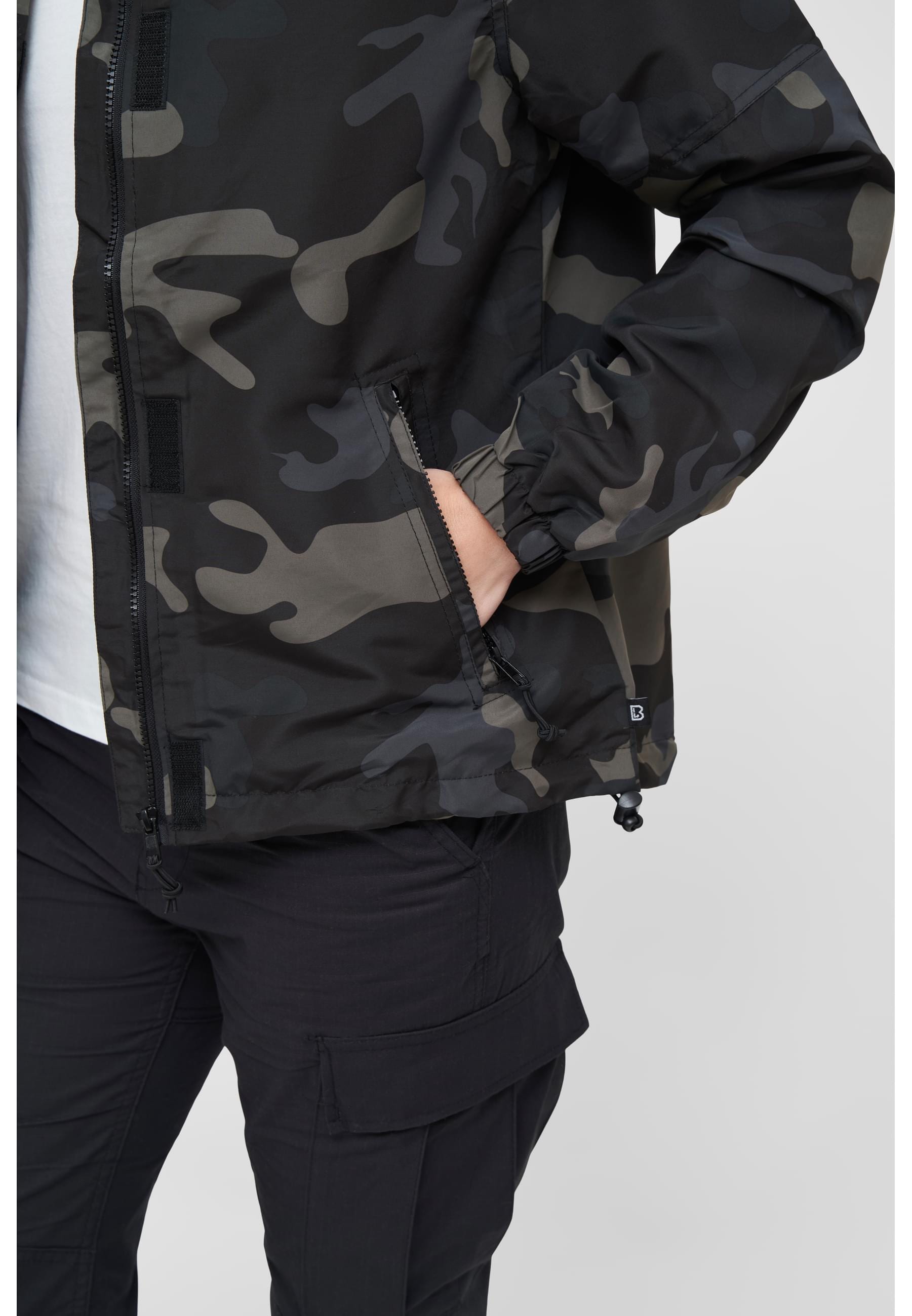 Brandit Allwetterjacke »Brandit Damen Ladies Summer Windbreaker Frontzip«, (1 St.), mit Kapuze