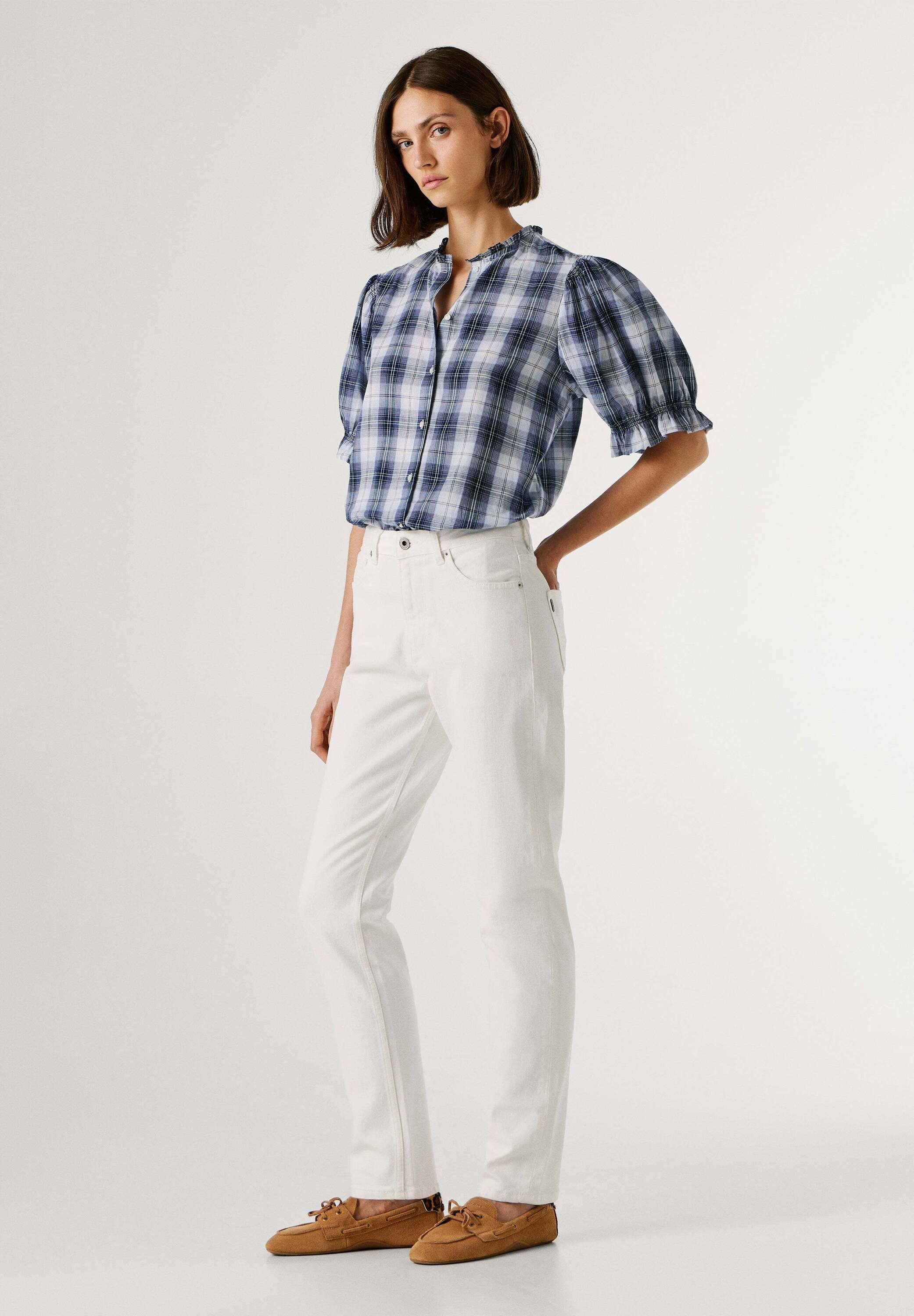 Pepe Jeans Straight-Jeans »straight leg jeans TAPERED JEANS HW VIOLET«