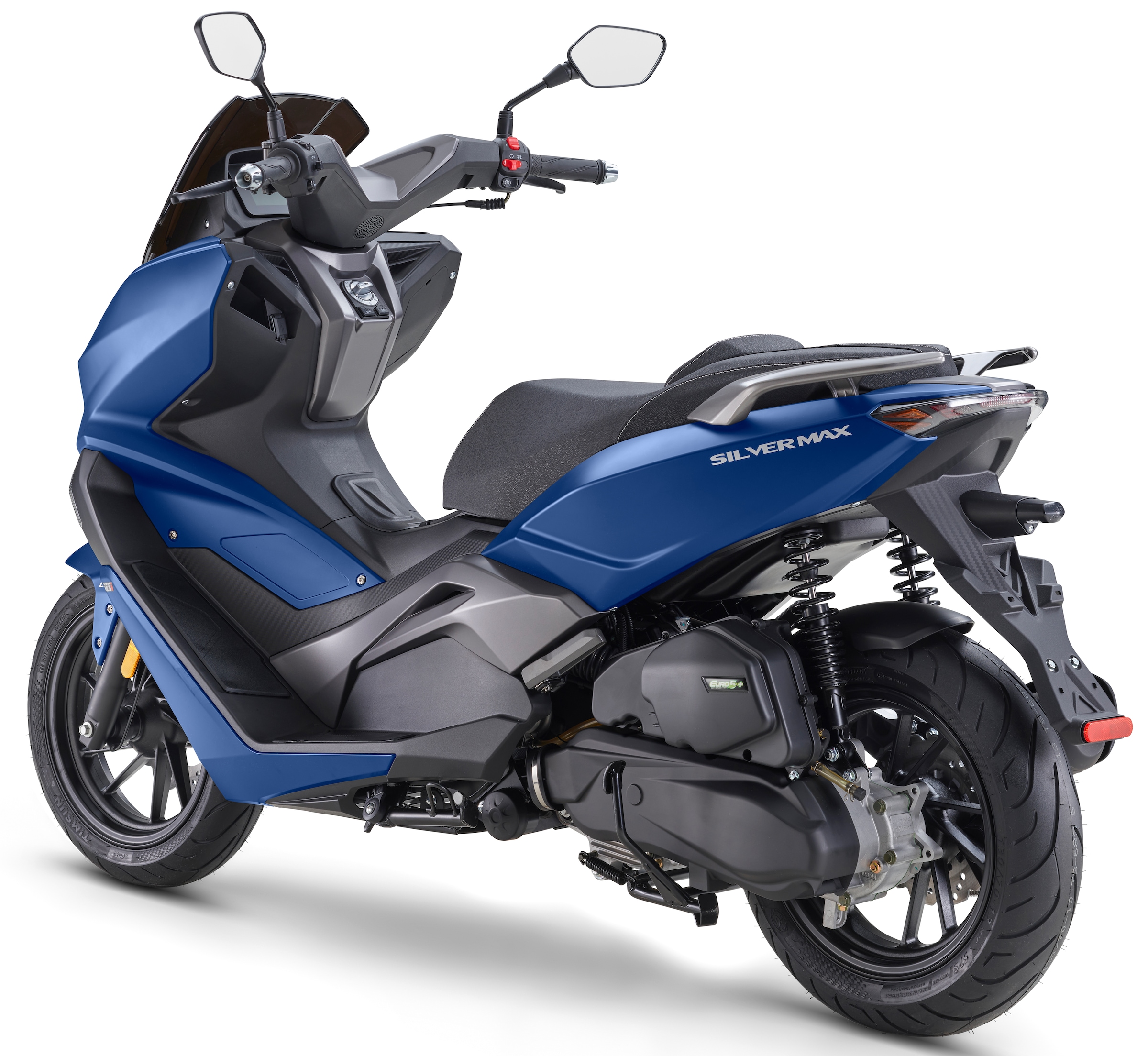 Luxxon Motorroller »Silvermax 125 (85 km/h), E5+, Maxi-Scooter, matt-anthrazit« 125 cm³ 85 km/h Euro 5+ 9,9 Euro 5+, Windschild, CBS, USB-Anschluss, Maxi-Scooter, Keyless Go