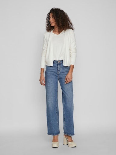 Vila Cardigan Ril White Alyssum L Femme 4