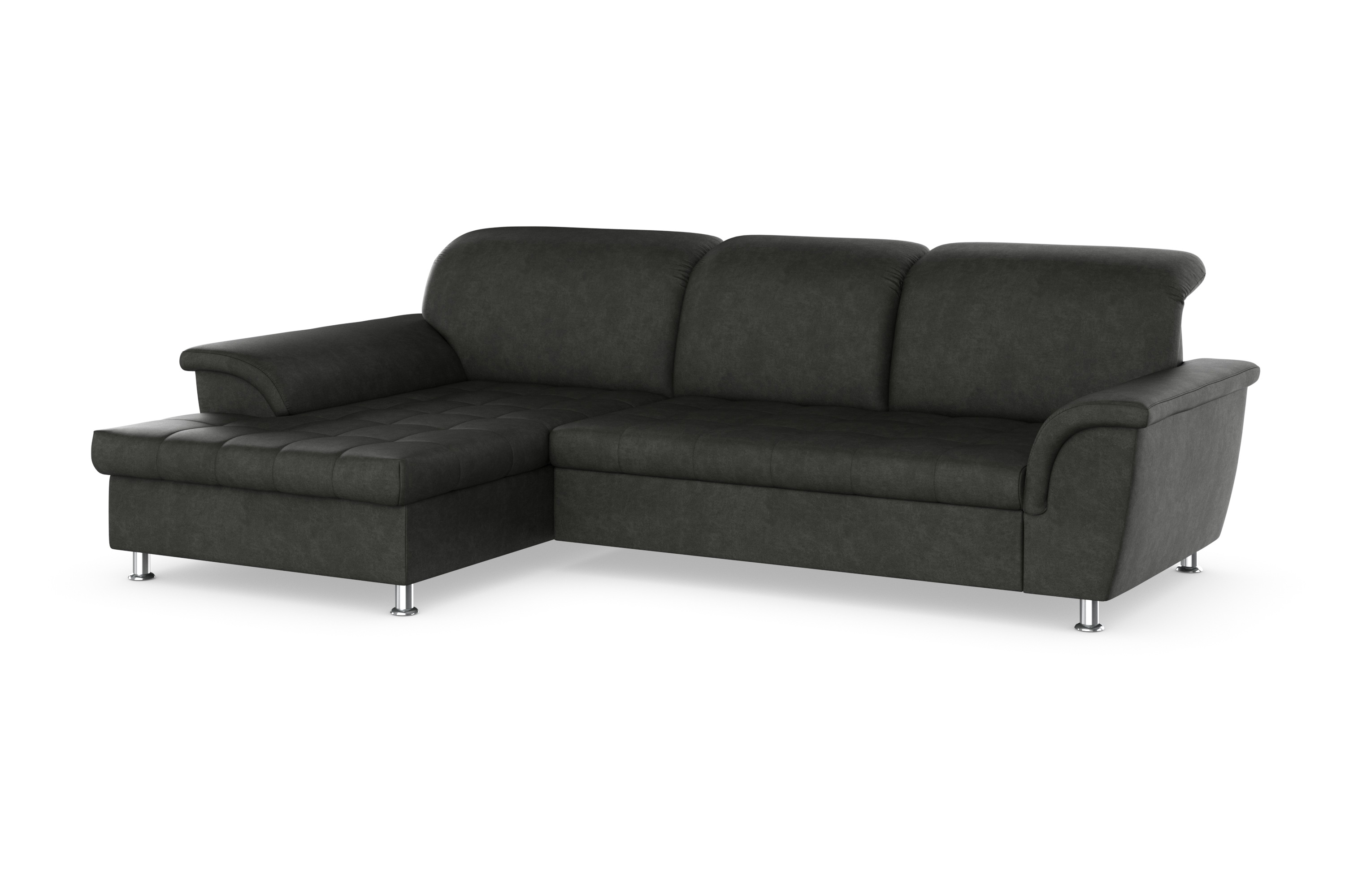 Thumbnail - DOMO collection Ecksofa "Franzi Steppung im Sitzbereich B7T/H: 278/162/80 cm, L-Form" wahlweise mit Bettfunktion, Bettka...