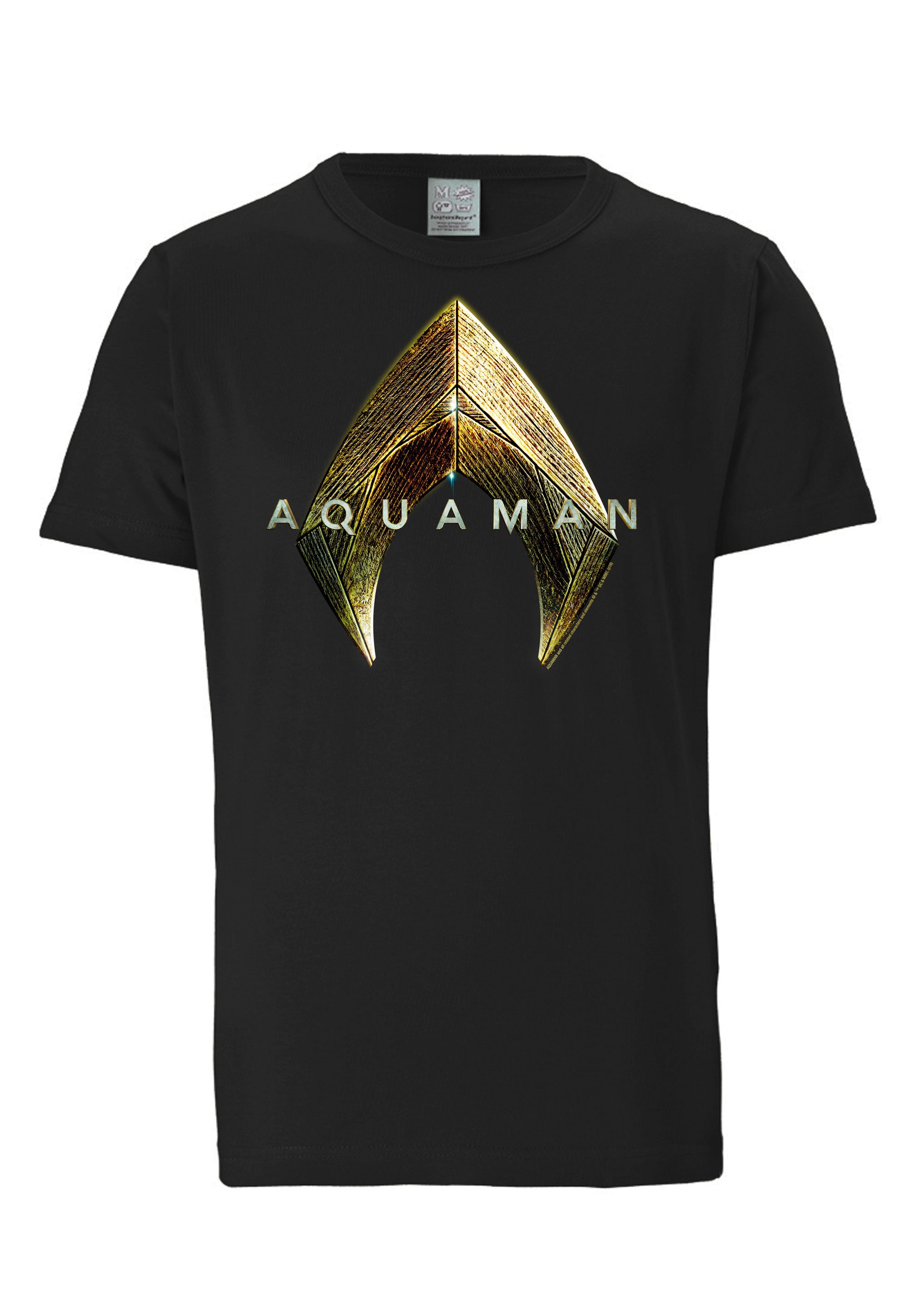 LOGOSHIRT T-Shirt »DC Comics - Aquaman Logo«, mit lizenziertem Print