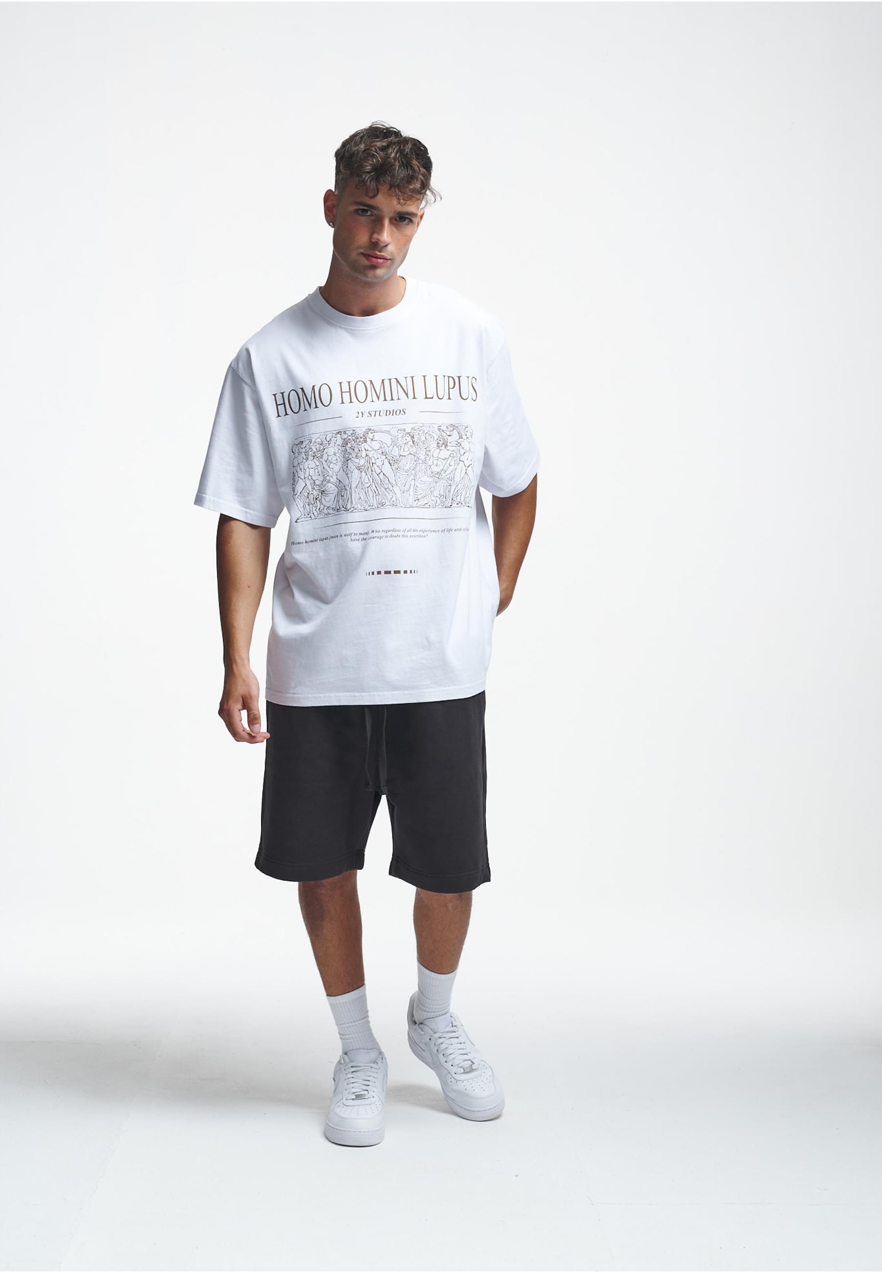 2Y Studios T-Shirt »2Y Studios Herren 2Y Homini Oversize Tee«, (1 tlg.)