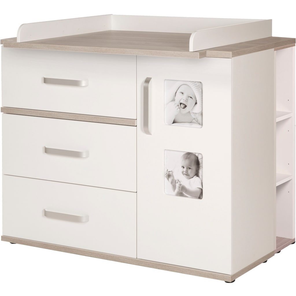 roba® Babyzimmer-Komplettset »Moritz«, (Set, 3 St., Kinderbett, Wickelkommode, Kleiderschrank)