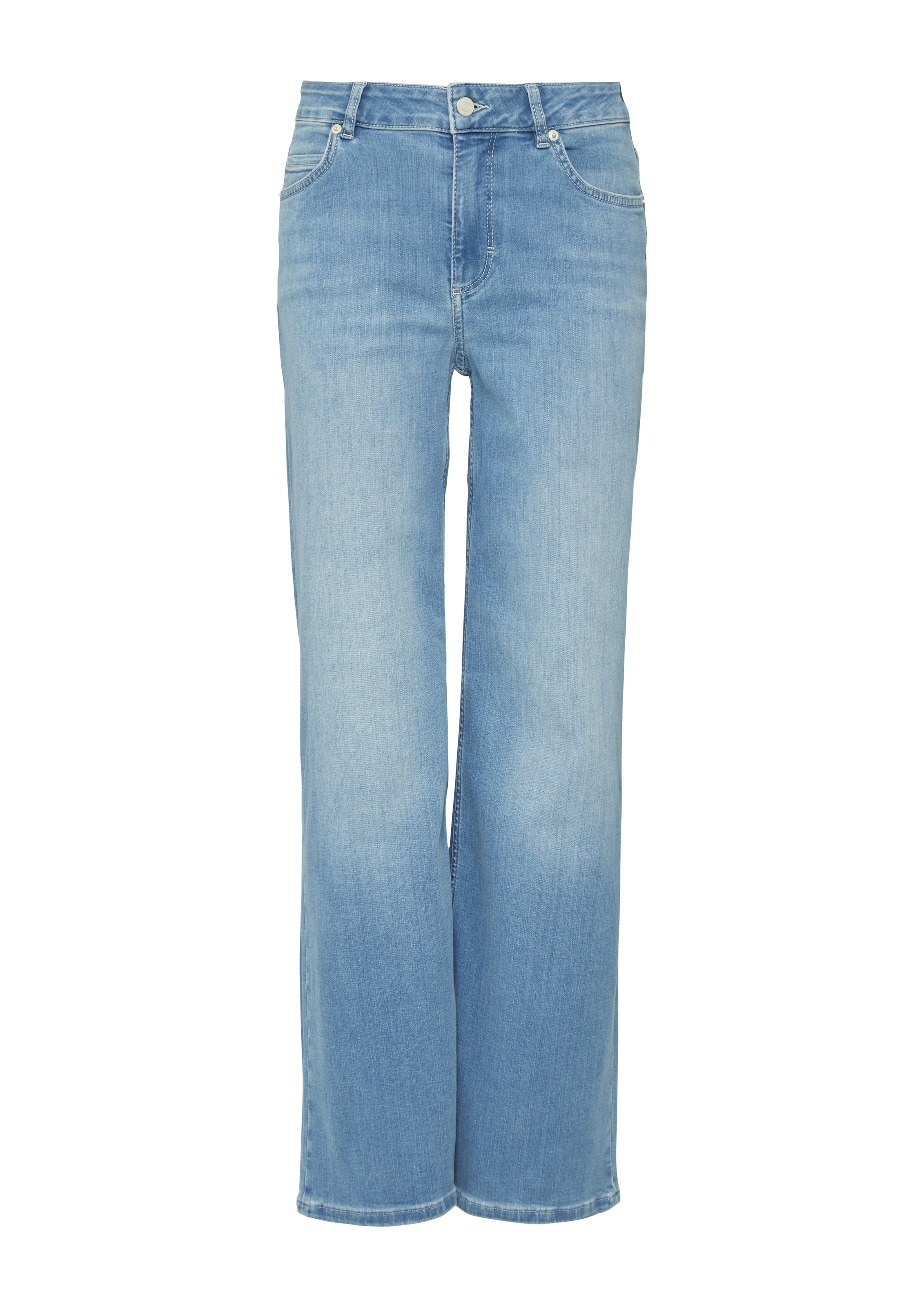 comma casual identity Weite Jeans, washed, relaxed fit, casual, Baumwollmix