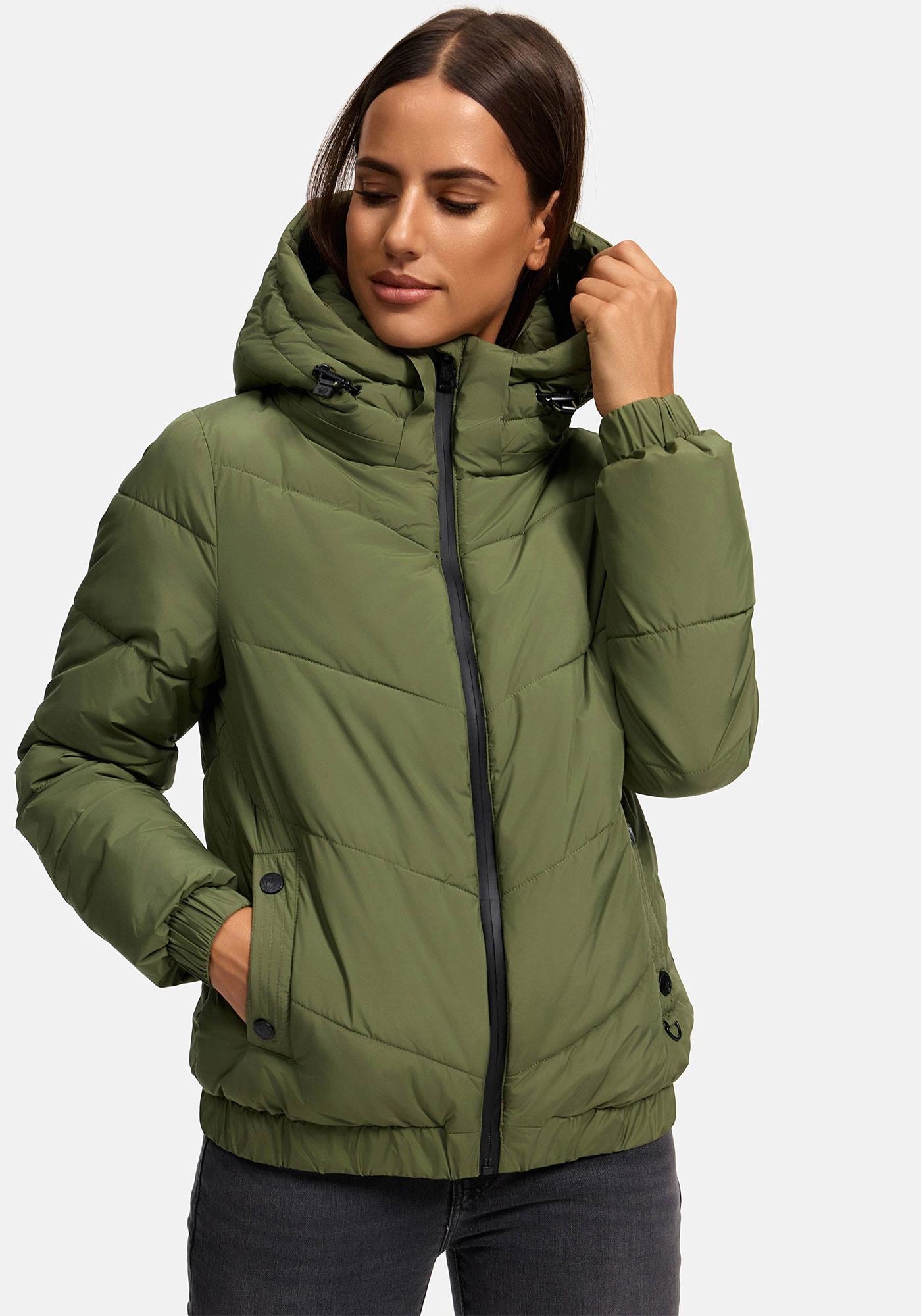 Marikoo Winterjacke "Nayanaa", mit abnehmbarer Kapuze