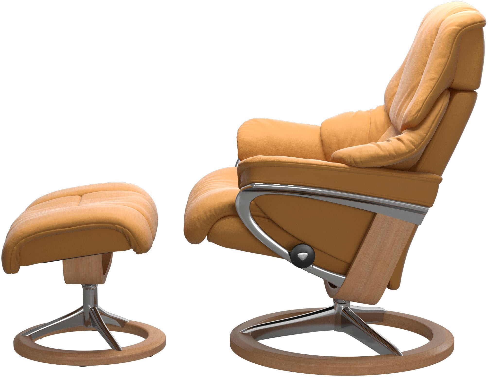 Stressless® Relaxsessel »Reno«, mit Signature Base, Größe S, M & L, Gestell Eiche