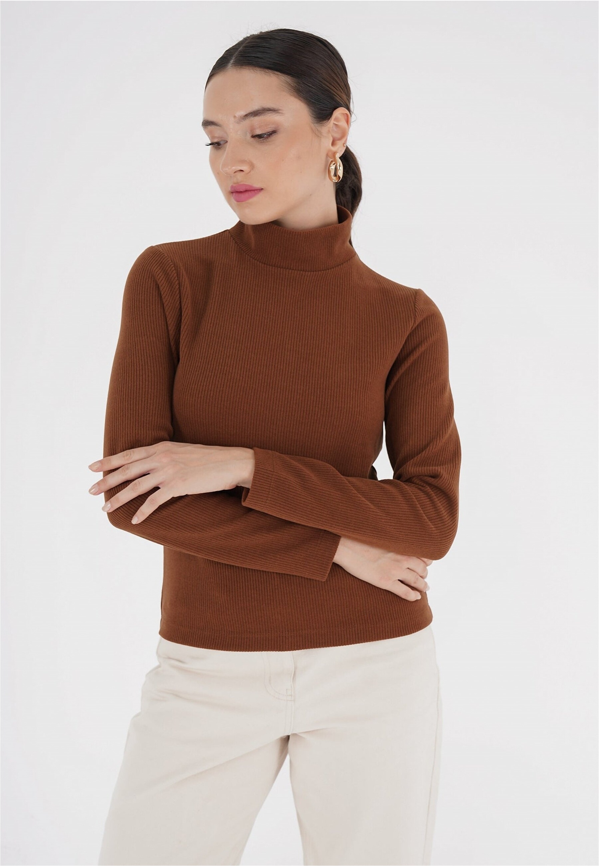 freshlions Rollkragenpullover »Havin«, (1 tlg.), mit Stehkragen