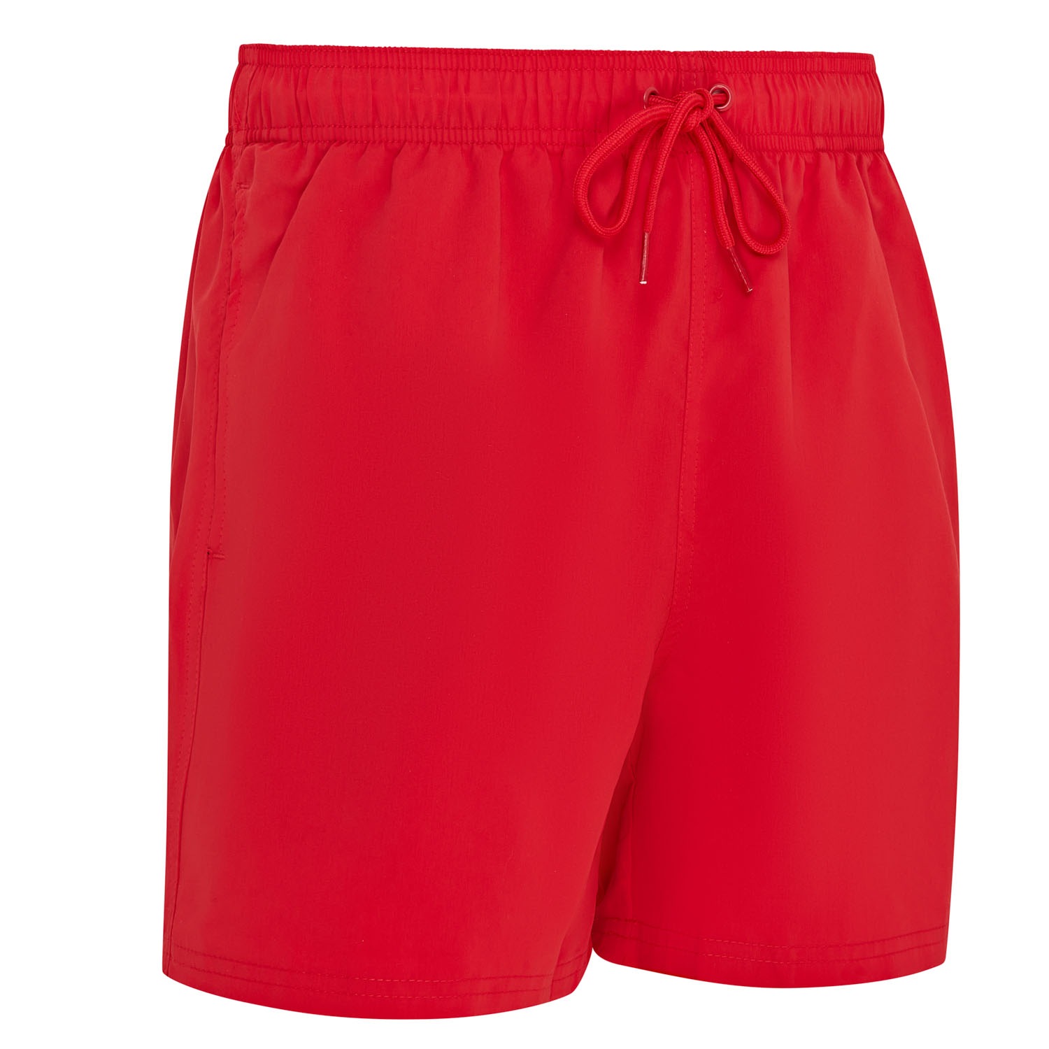 Badeshorts REEBOK "Yale", Herren, Gr. XL, N-Gr, rot (vector rot), Microfaser, Polyester, clean, unifarben, Badehosen Badeshorts, mit Kordelzug und elastischem Bund, mit Logo, basic 2