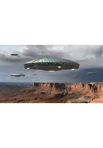 Papermoon Fototapetas »UFO-Invasion«