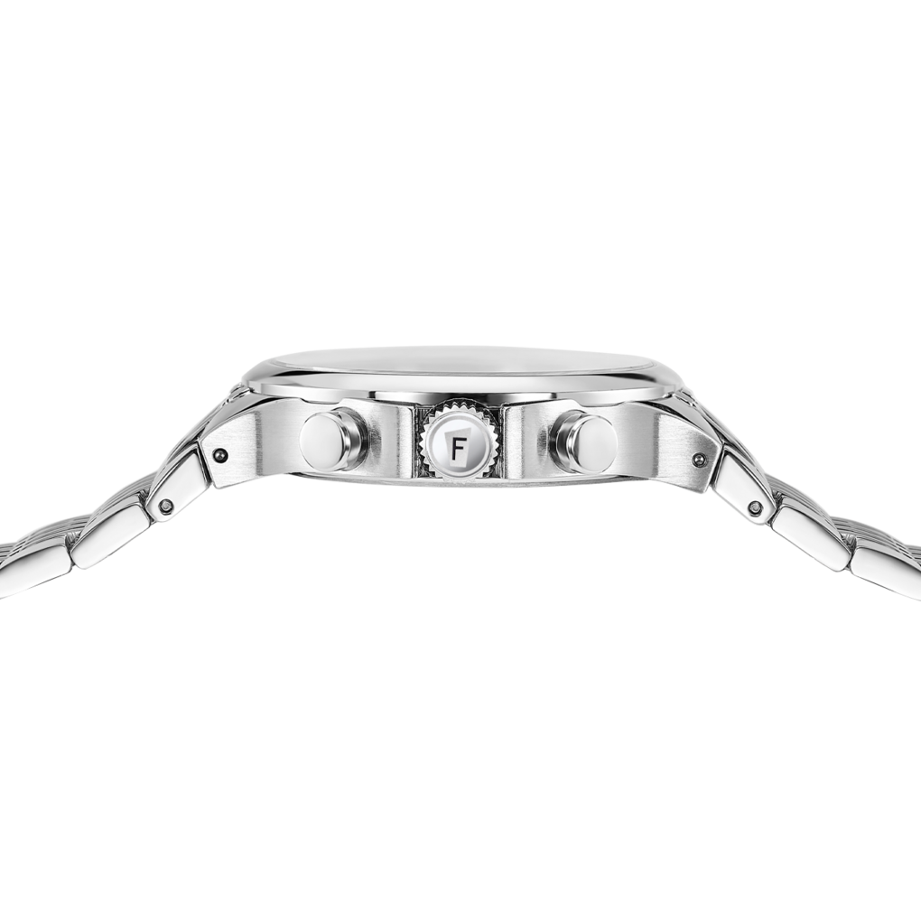 Festina Chronograph »Chrono« Quarzuhr, Armbanduhr, Herrenuhr, Swiss Made, Edelstahlarmband, analog