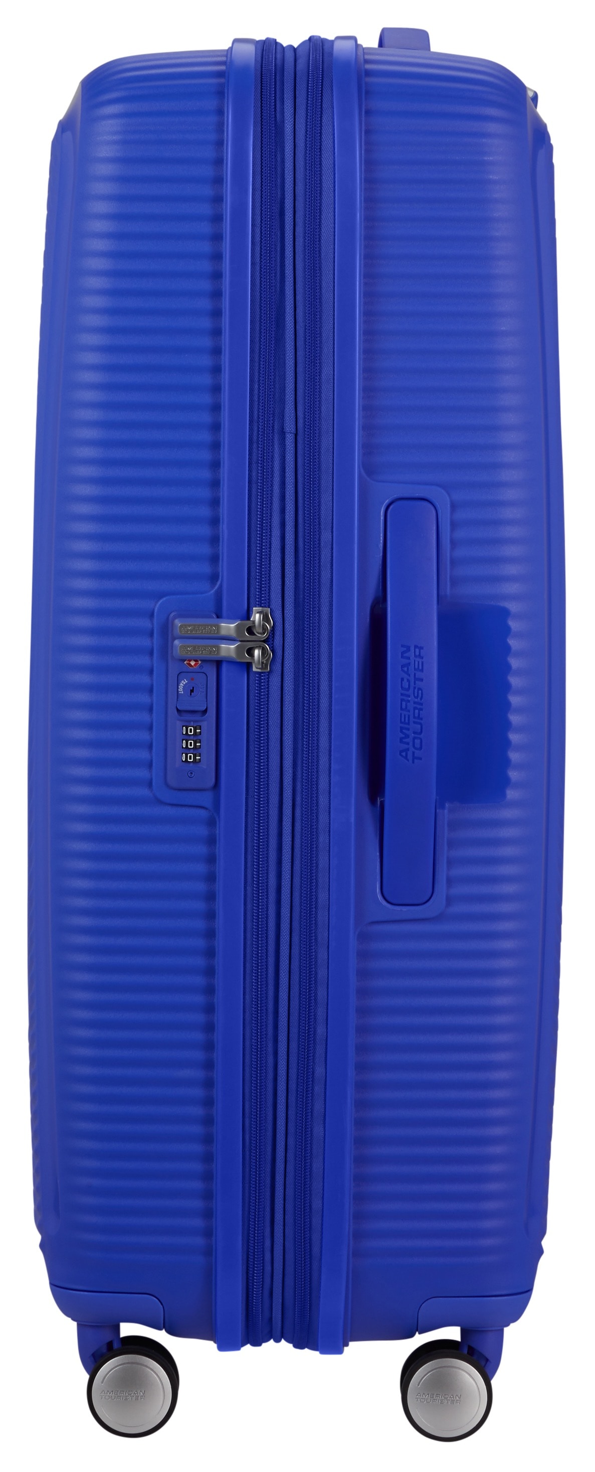 American Tourister® Hartschalen-Trolley »SOUNDBOX, in verschiedenen Farben und Größen«, 4 Rollen, Reisekoffer Trolley Aufgabegepäck TSA-Zahlenschloss Volumenerweiterung